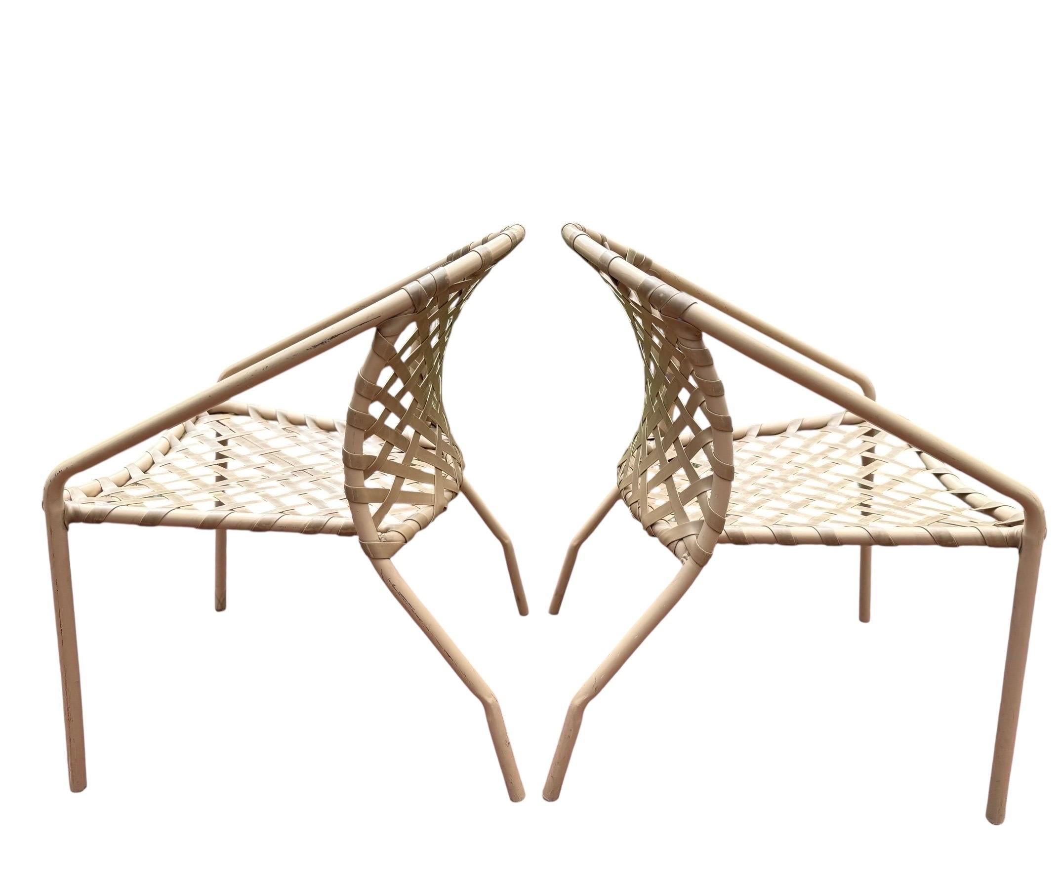 Brown Jordan Silla de Patio Estilo Kantan Silla de Acento Beige para Exteriores en venta 1