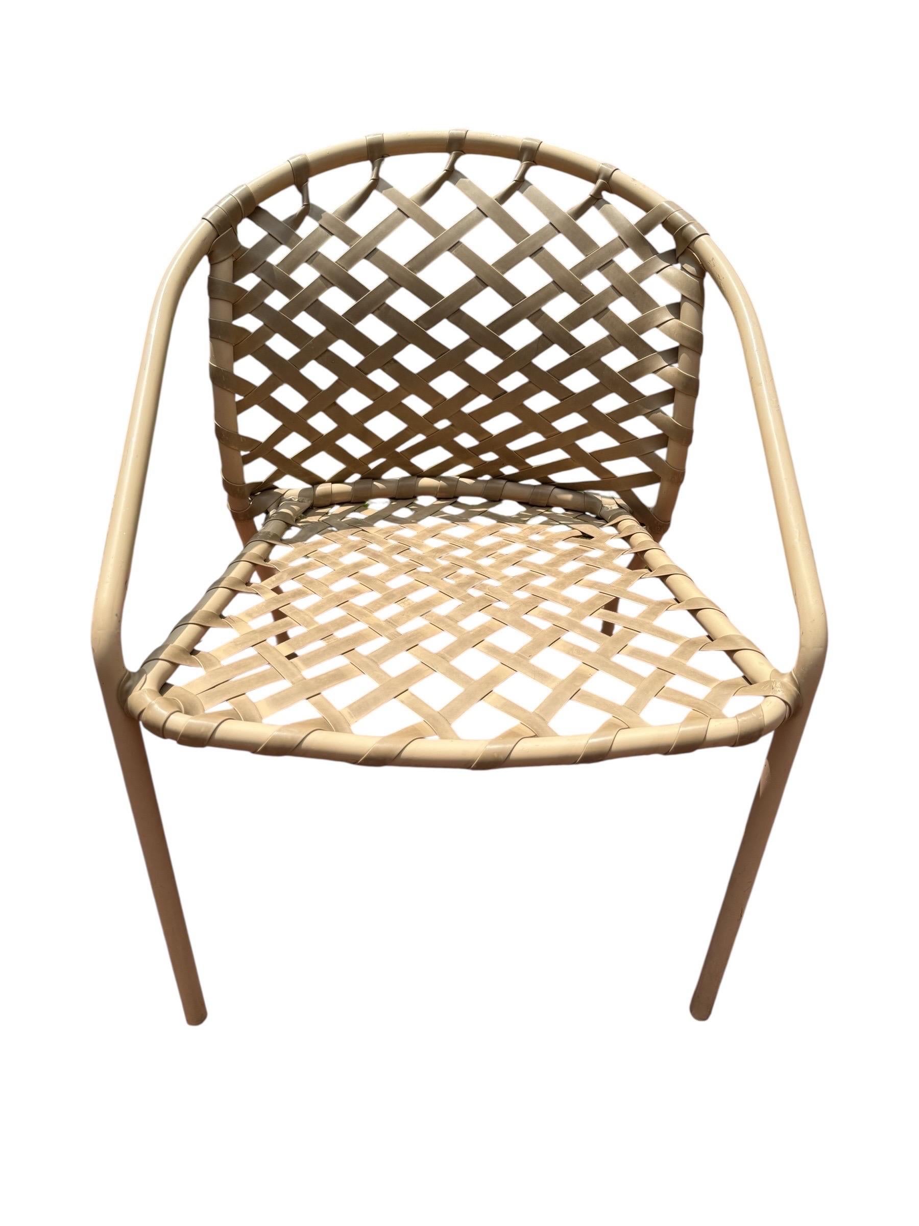 Brown Jordan Sedie da Patio Stile Kantan Beige Seduta d'Accento per Esterni in vendita 1