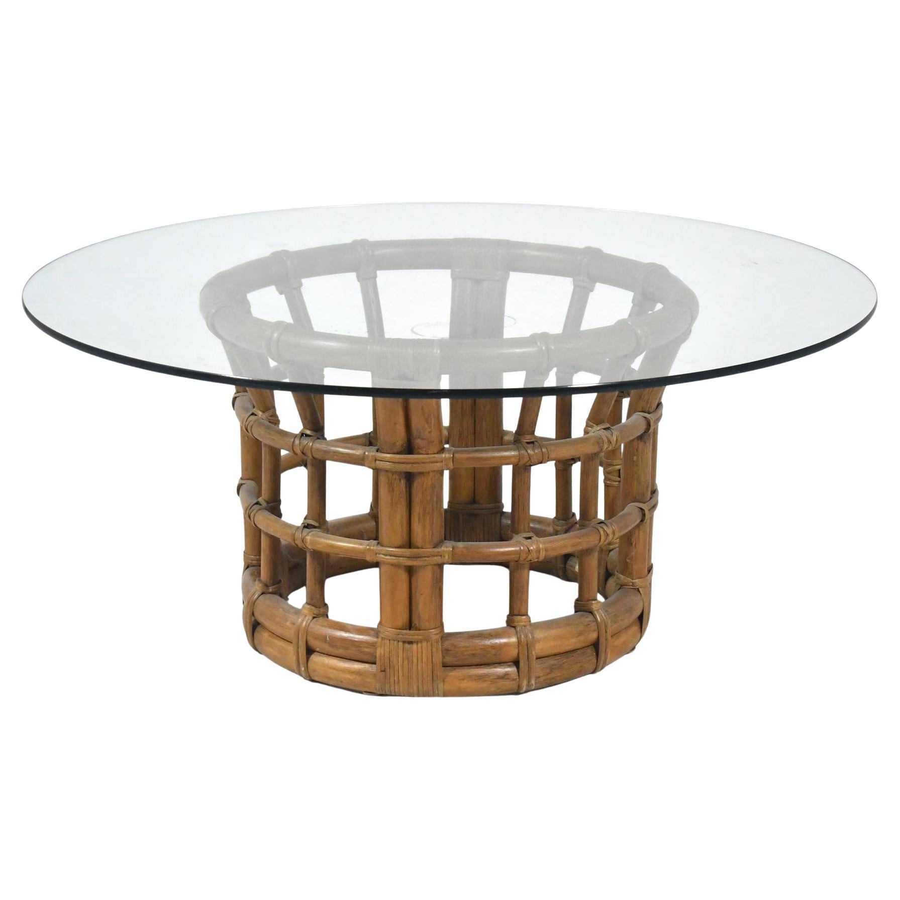 Brown Jordan Rattan Coffee Table