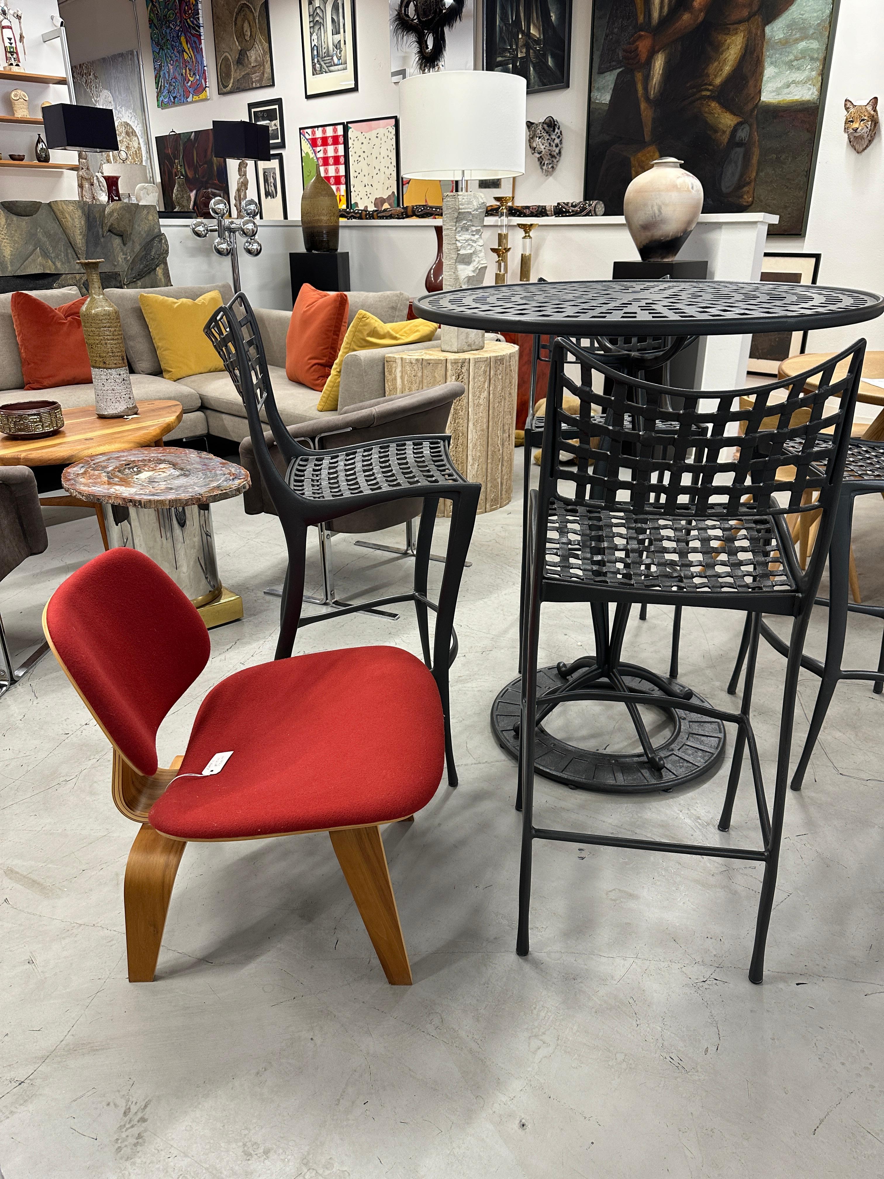 Brown Jordan Sol Y Luna High Top Bar Table and Bar Stools For Sale 8