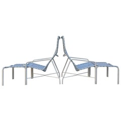 Sillones y otomanas con respaldo alto Brown Jordan