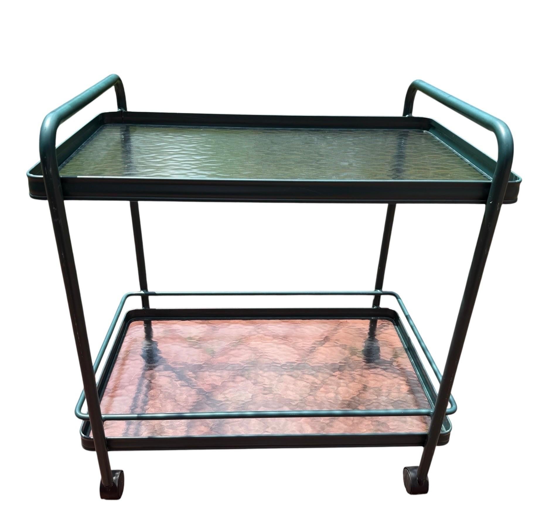 Barcart Brown Jordan Tamiami Verde Muebles de terraza Brown Jordan Tamiami Verde Estadounidense en venta