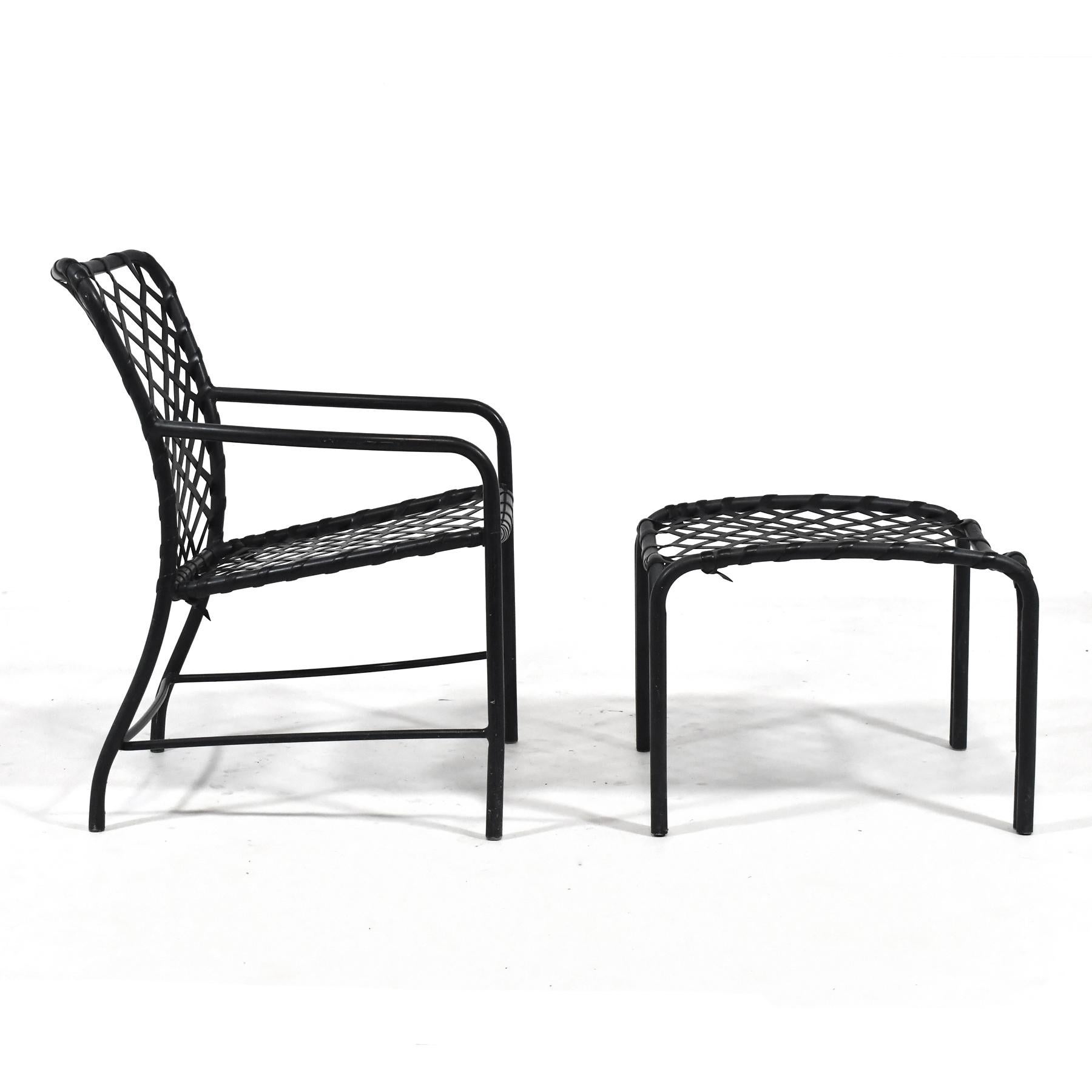 Brown Jordan Tamiami Lounge Chair & Ottoman For Sale 1