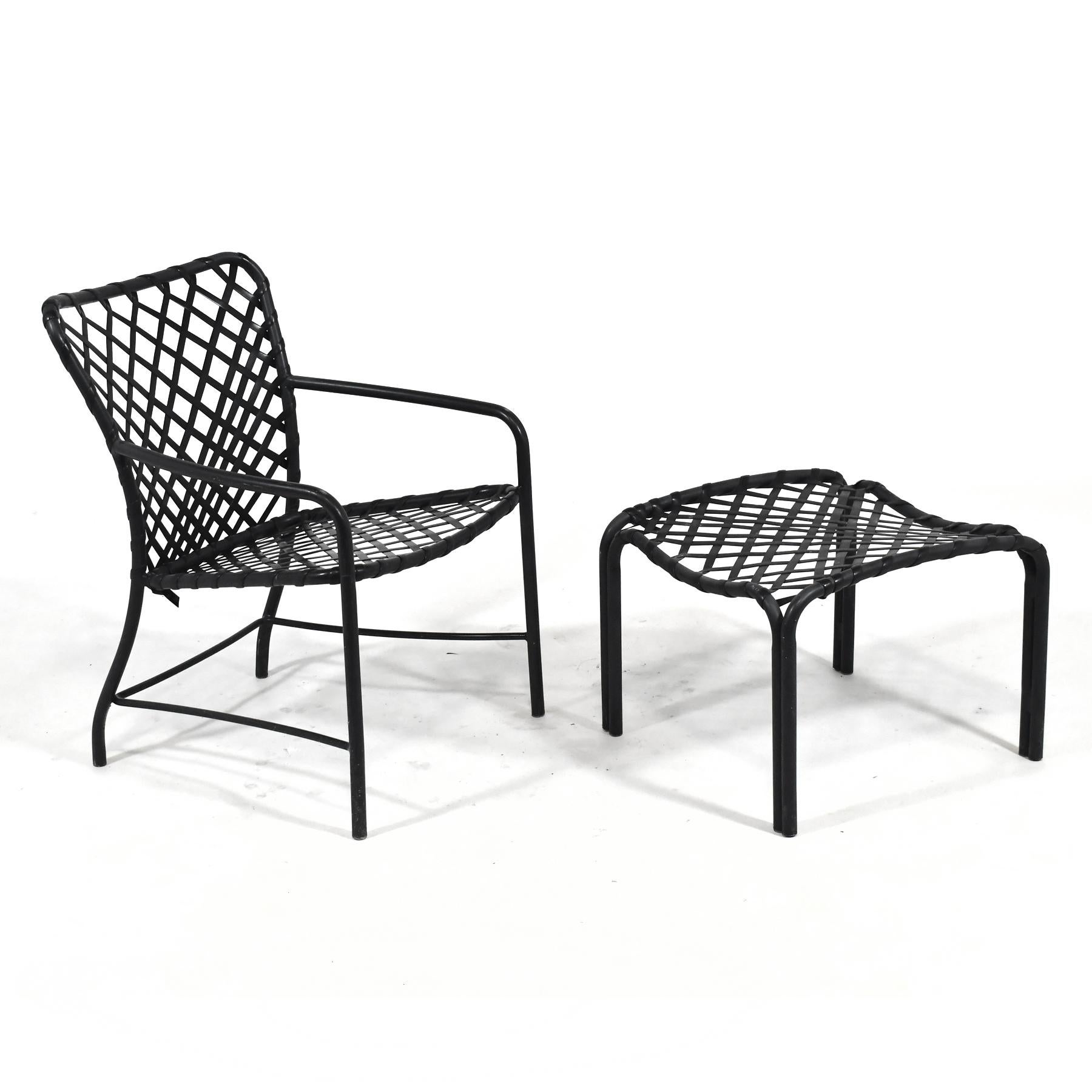 Brown Jordan Tamiami Lounge Chair & Ottoman For Sale 2