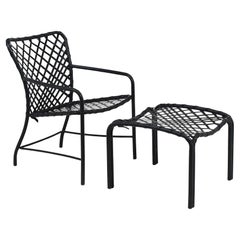 Brown Jordan Tamiami Lounge Chair & Ottoman