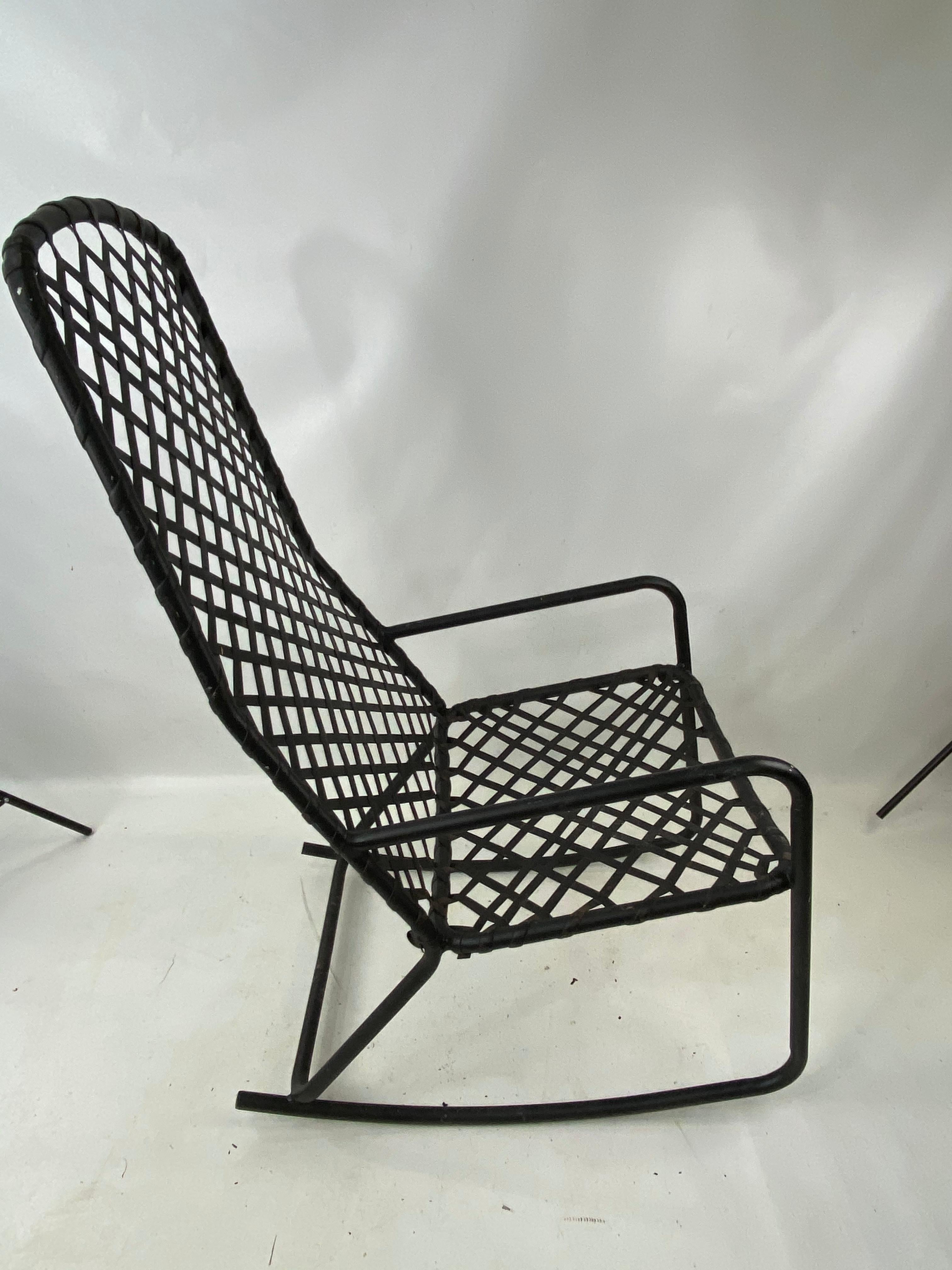 brown jordan rocking chair