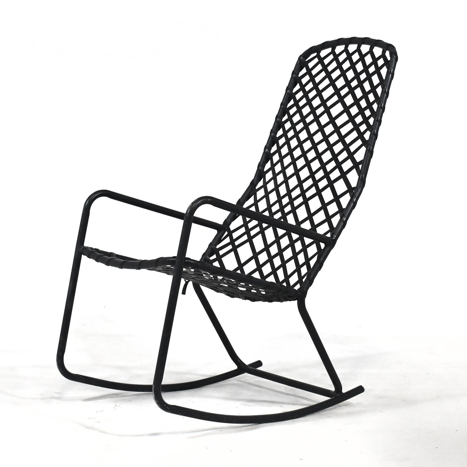 American Brown Jordan Tamiami Rocking Chair For Sale