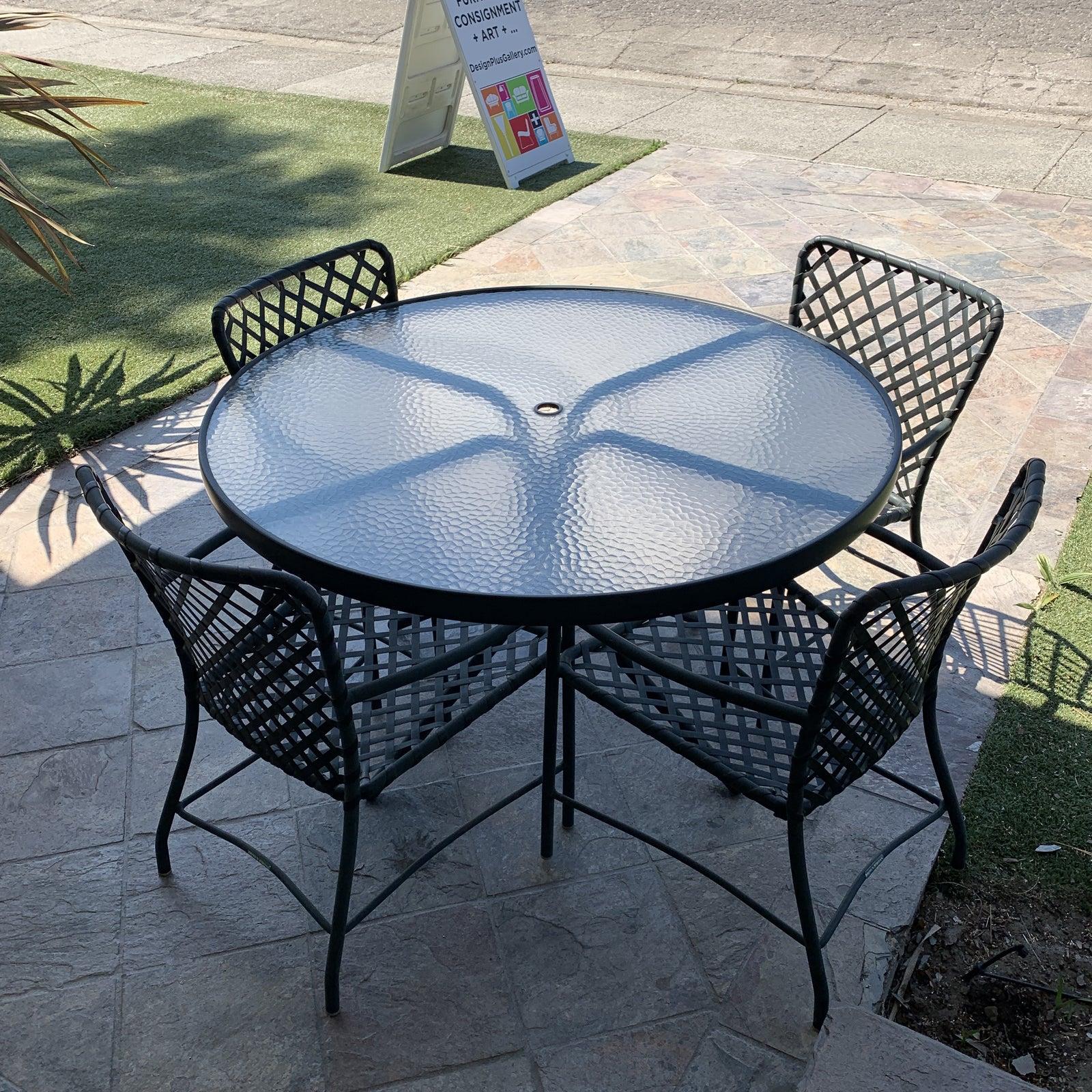 Brown Jordan Tamiani II Set of Table and 4 Chairs For Sale 5