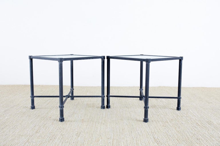 Brown Jordan Aluminum Cube Drinks Tables at 1stDibs