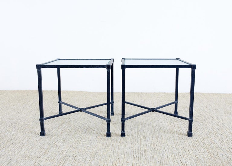 Brown Jordan Aluminum Cube Drinks Tables at 1stDibs