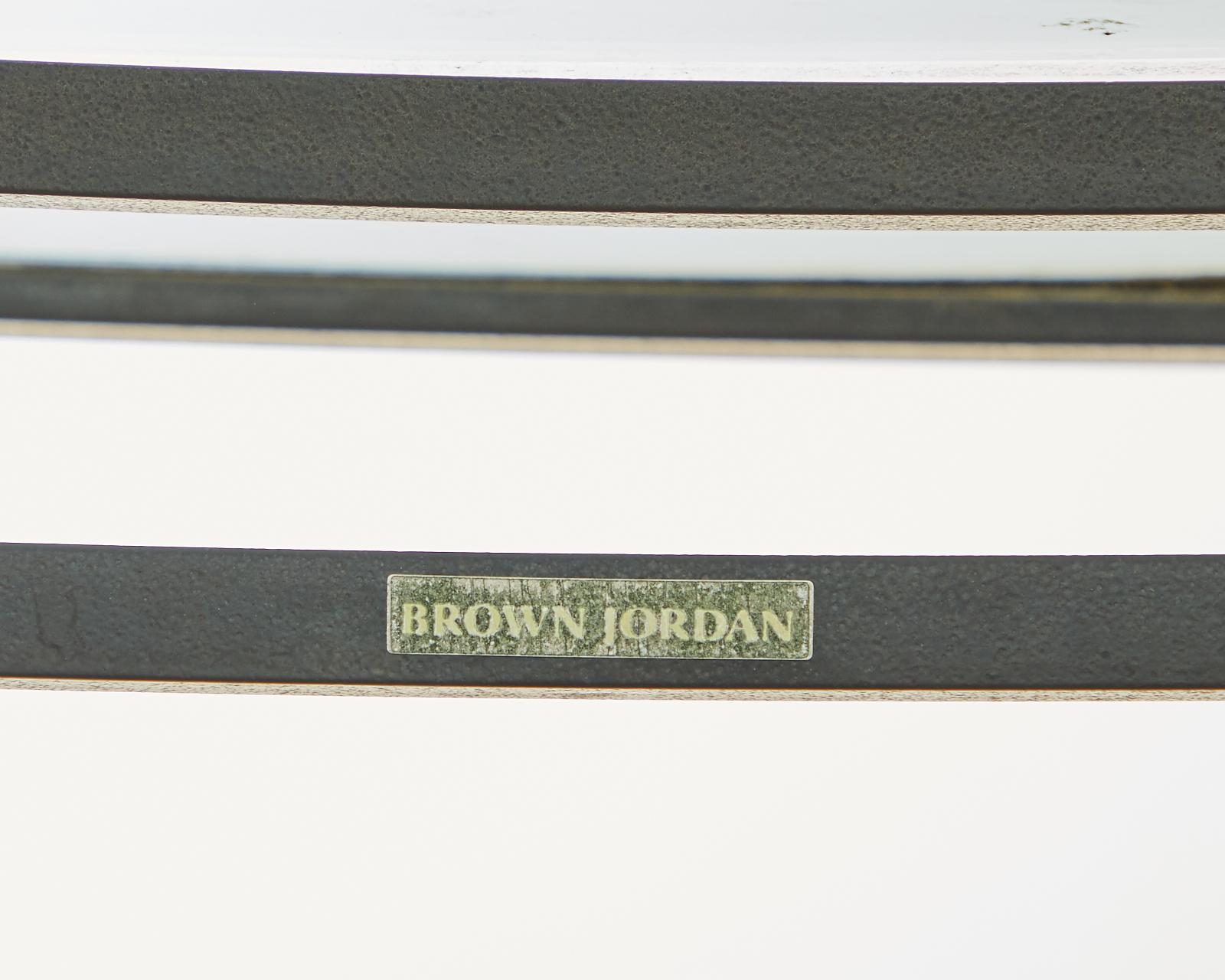 Brown Jordan Venetian Aluminum Patio Dining Tables 13
