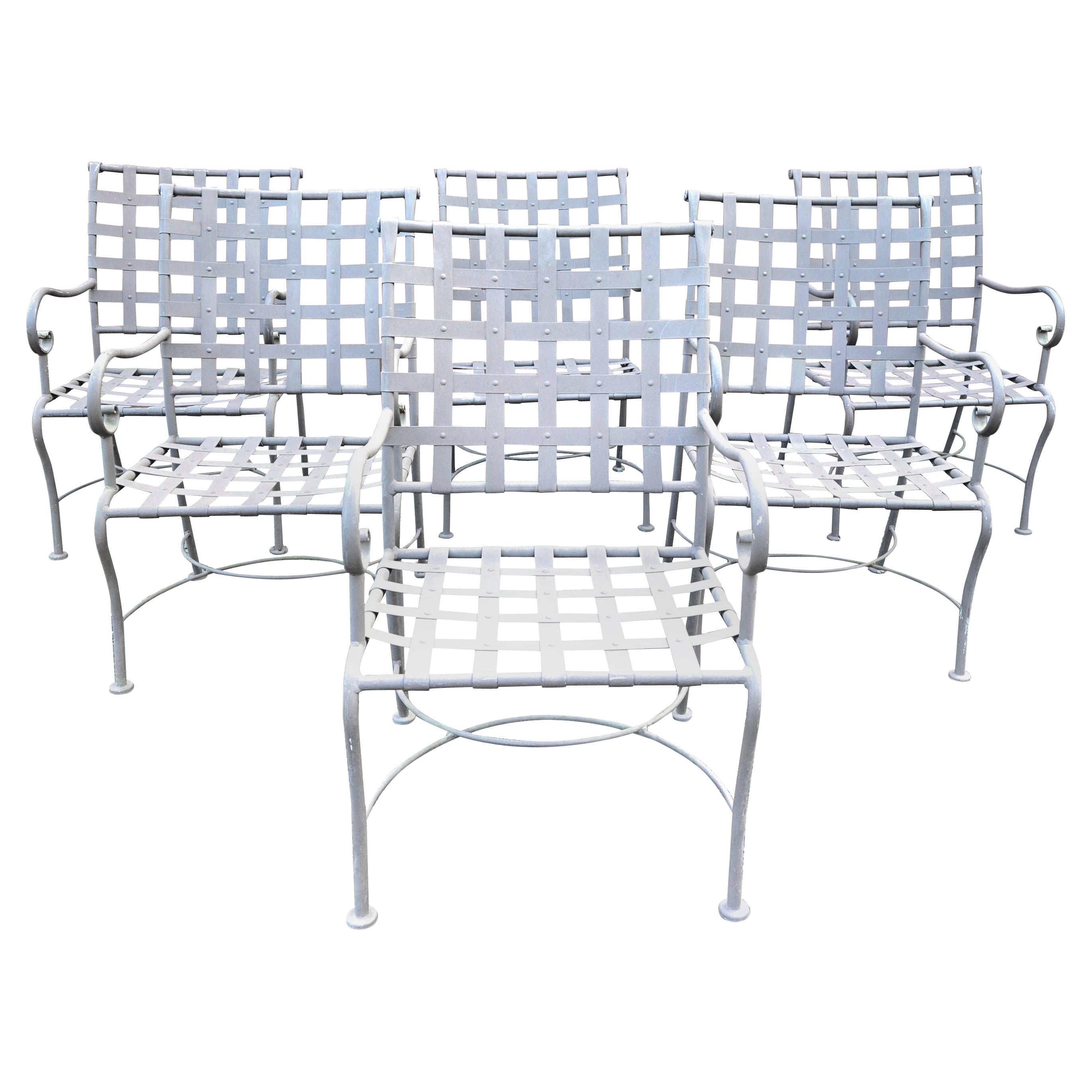 Brown Jordan Vintage Florentine Iron Chairs For Sale
