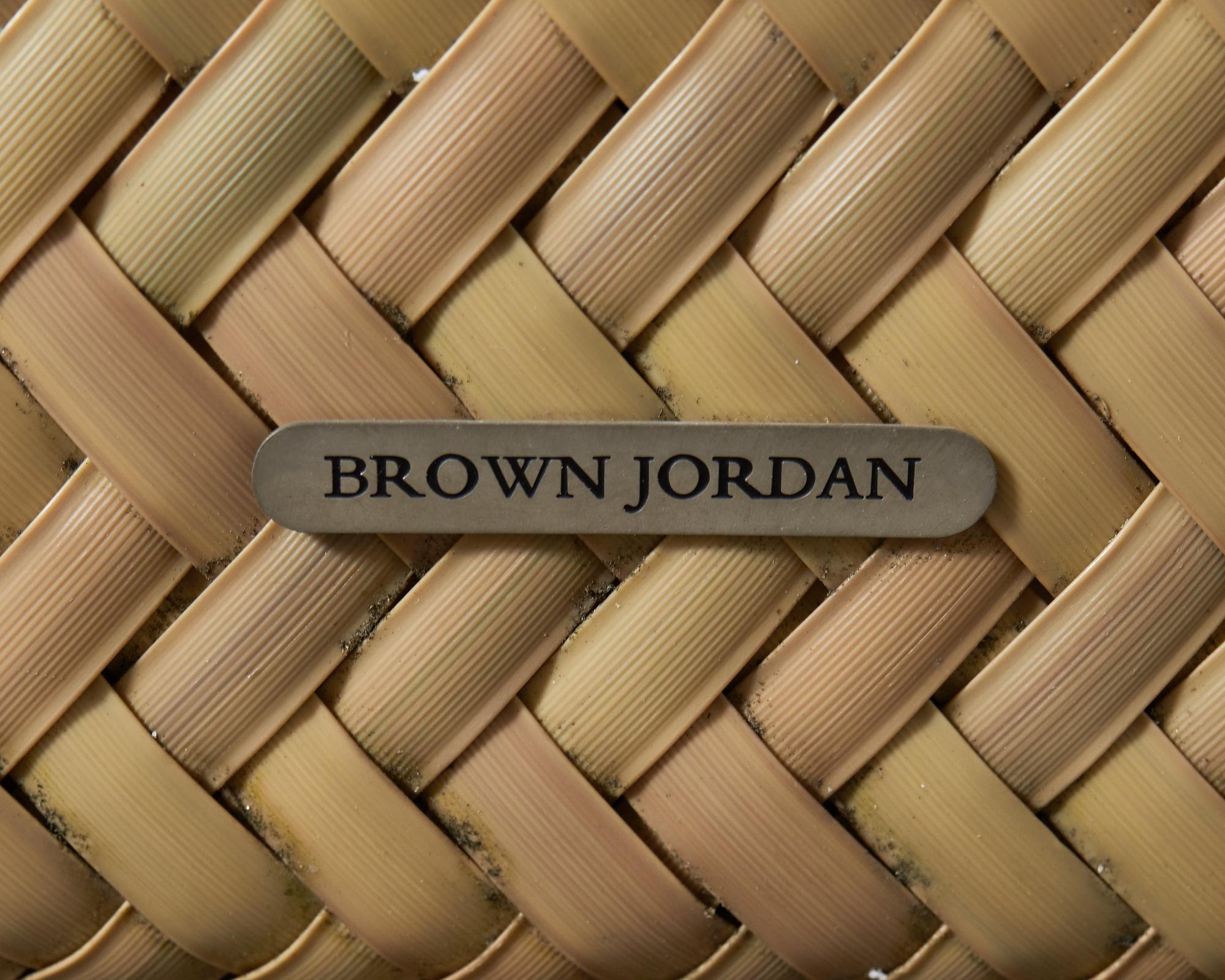 Brown Jordan Wicker Havana Garden Coffee Cocktail Table 5