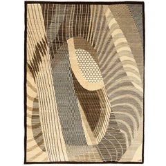 Orley Shabahang "Harmony" Contemporary Persian Rug, Neutral, 9x12