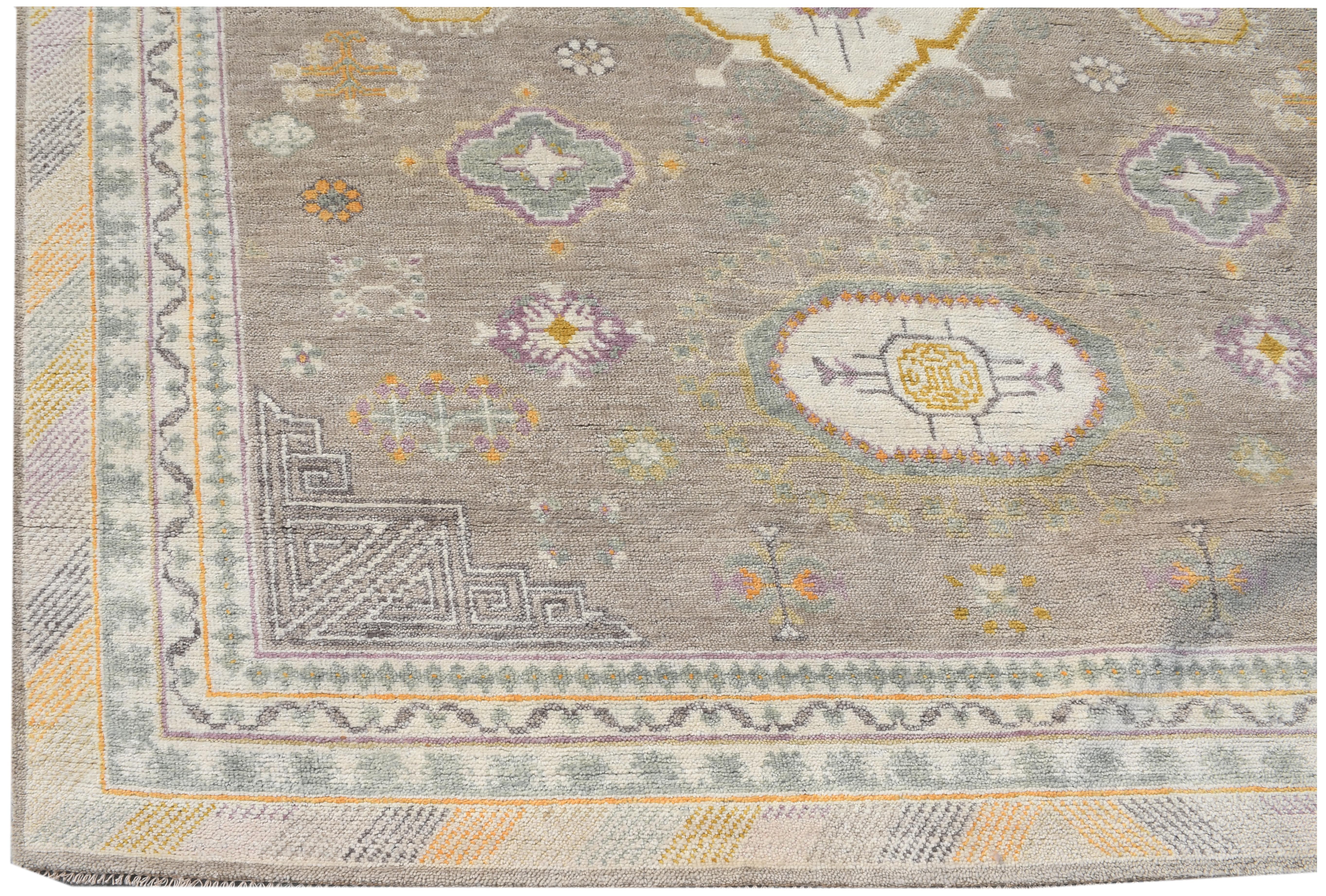 Contemporary Brown Khotan For Sale