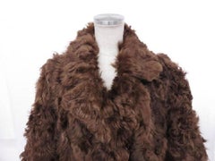 Brown Lamb Fur Jacket Furml1 Coat