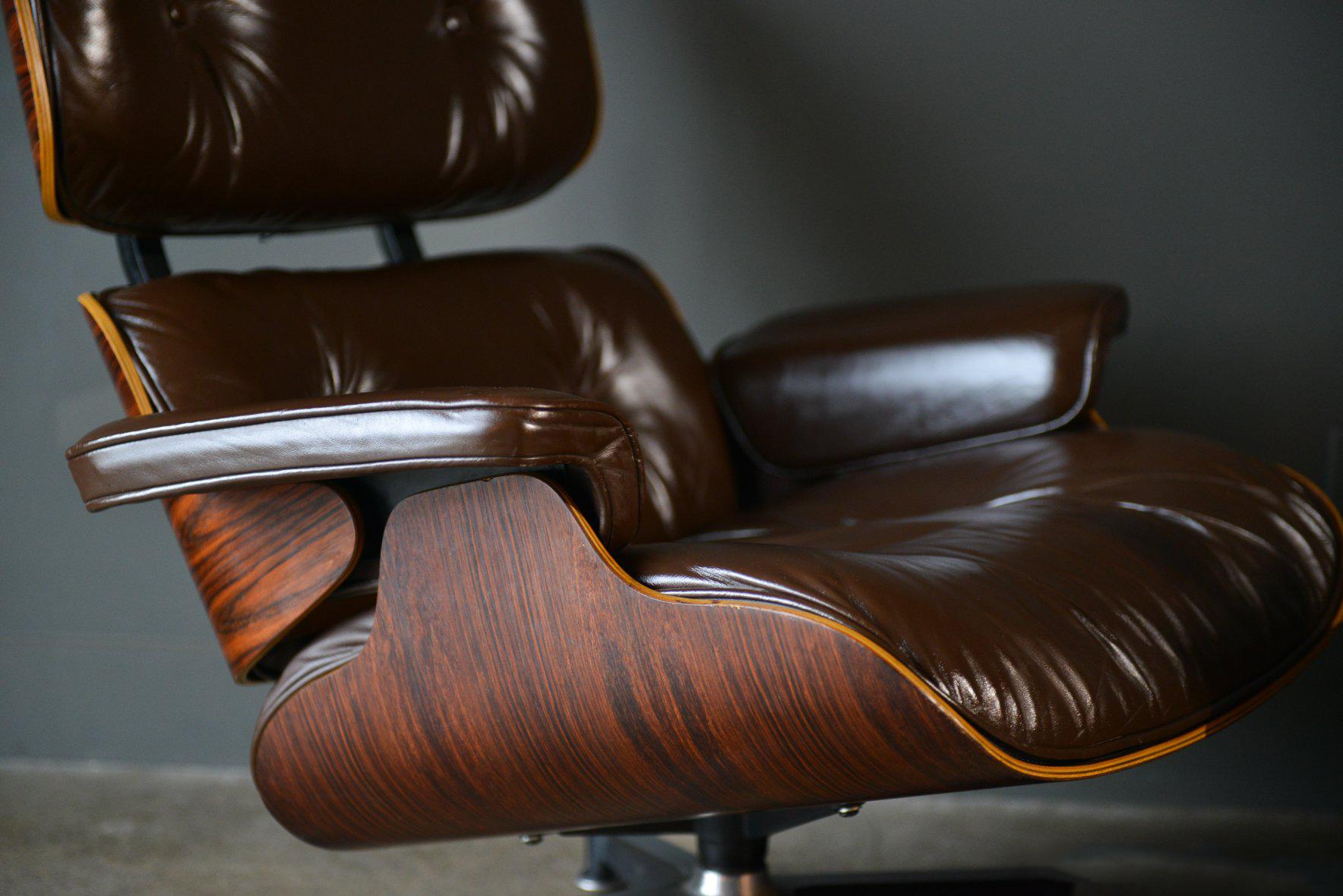eames lounge chair brown