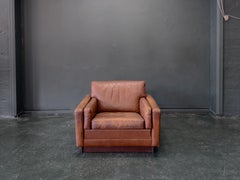 Brown Leather Armchair