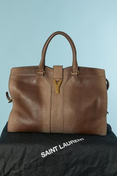 Brown leather bag Yves Saint Laurent