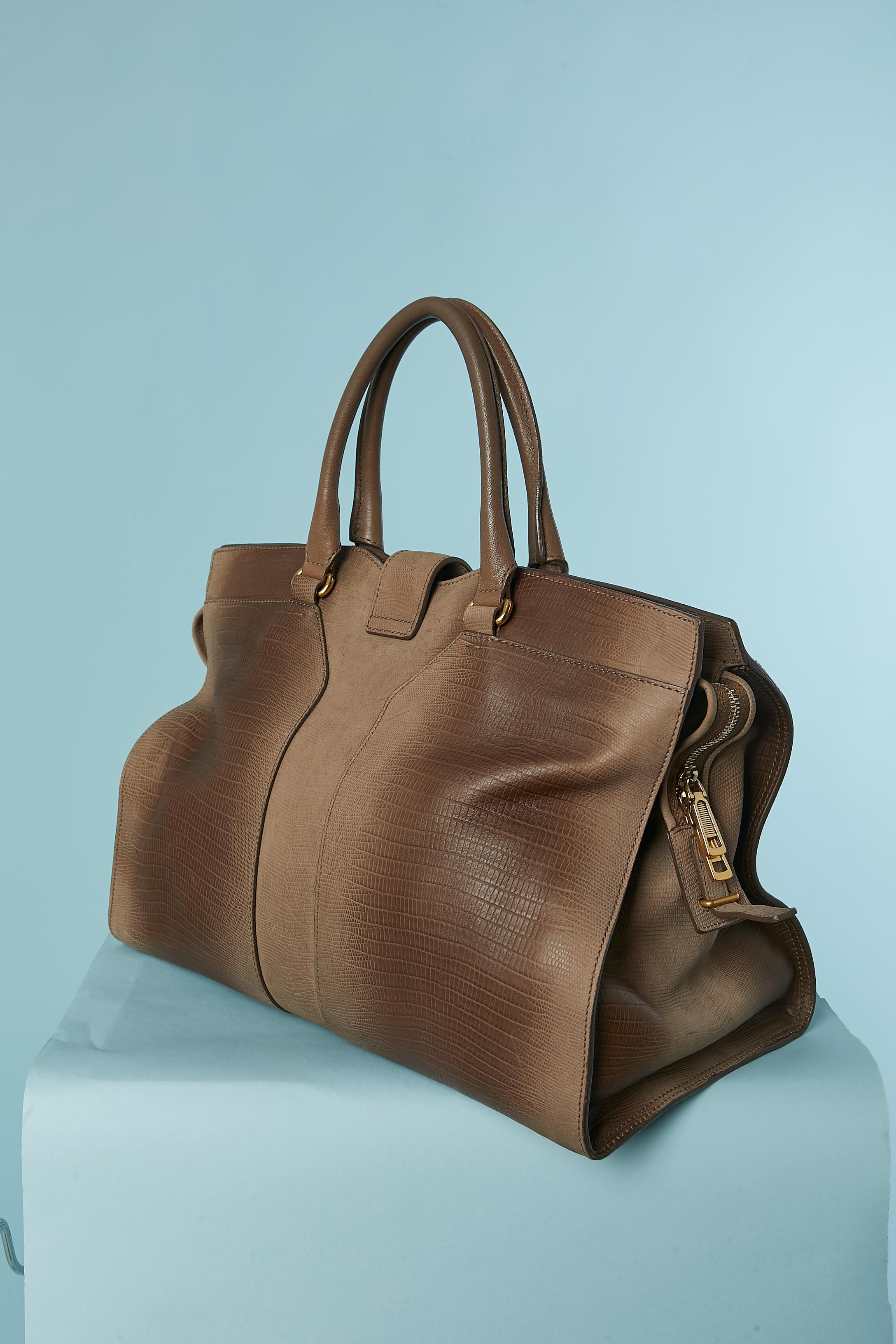Women's Brown leather bag Yves Saint Laurent For Sale