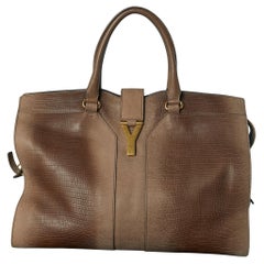 Brown leather bag Yves Saint Laurent