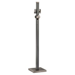 Brown Leather Coat Stand