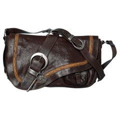 Umhängetasche "Gaucho" aus Leder von Christian Dior