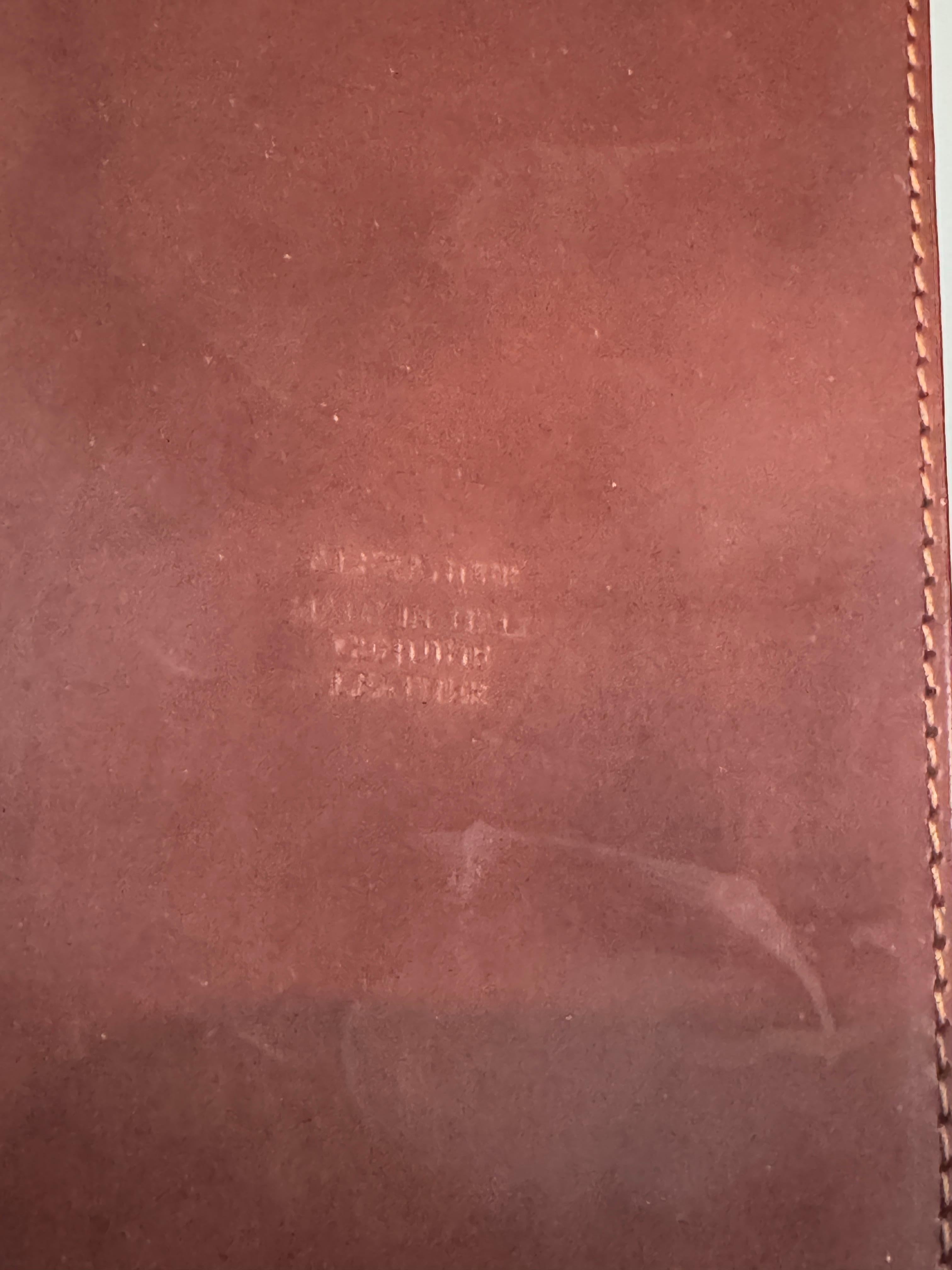 Braune Lederhandtasche mit Pferdegebiss in Italien hergestellt im Angebot 7