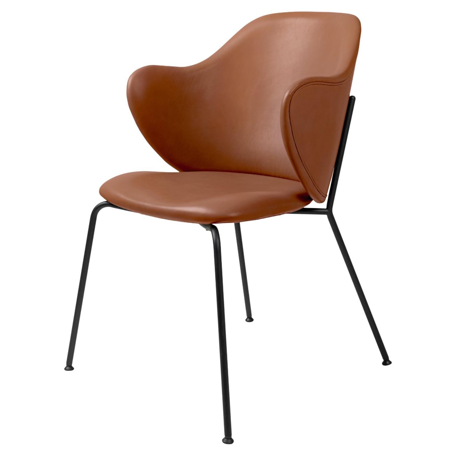 Brown Leather Lassen Chair by Lassen For Sale