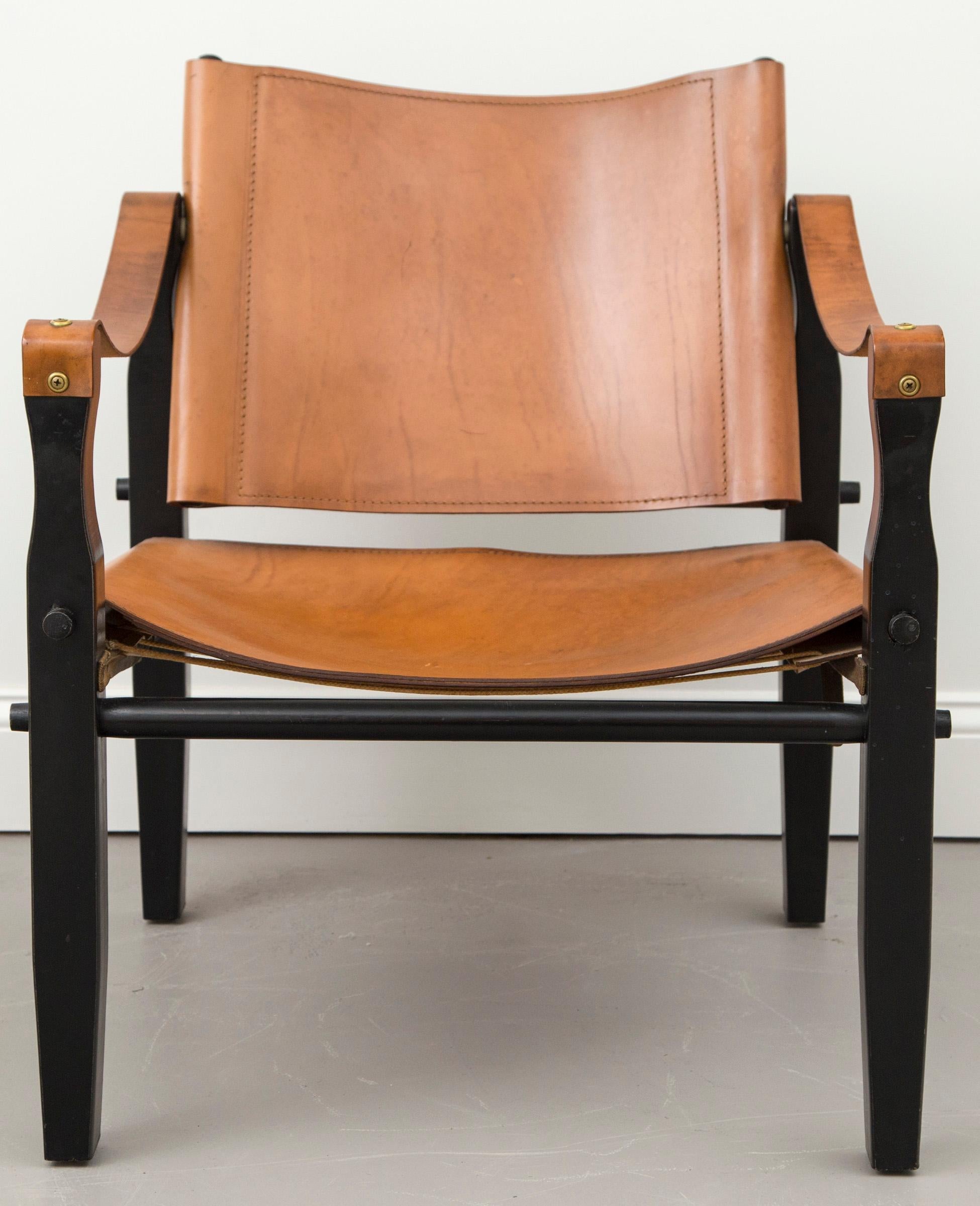 folding leather chair