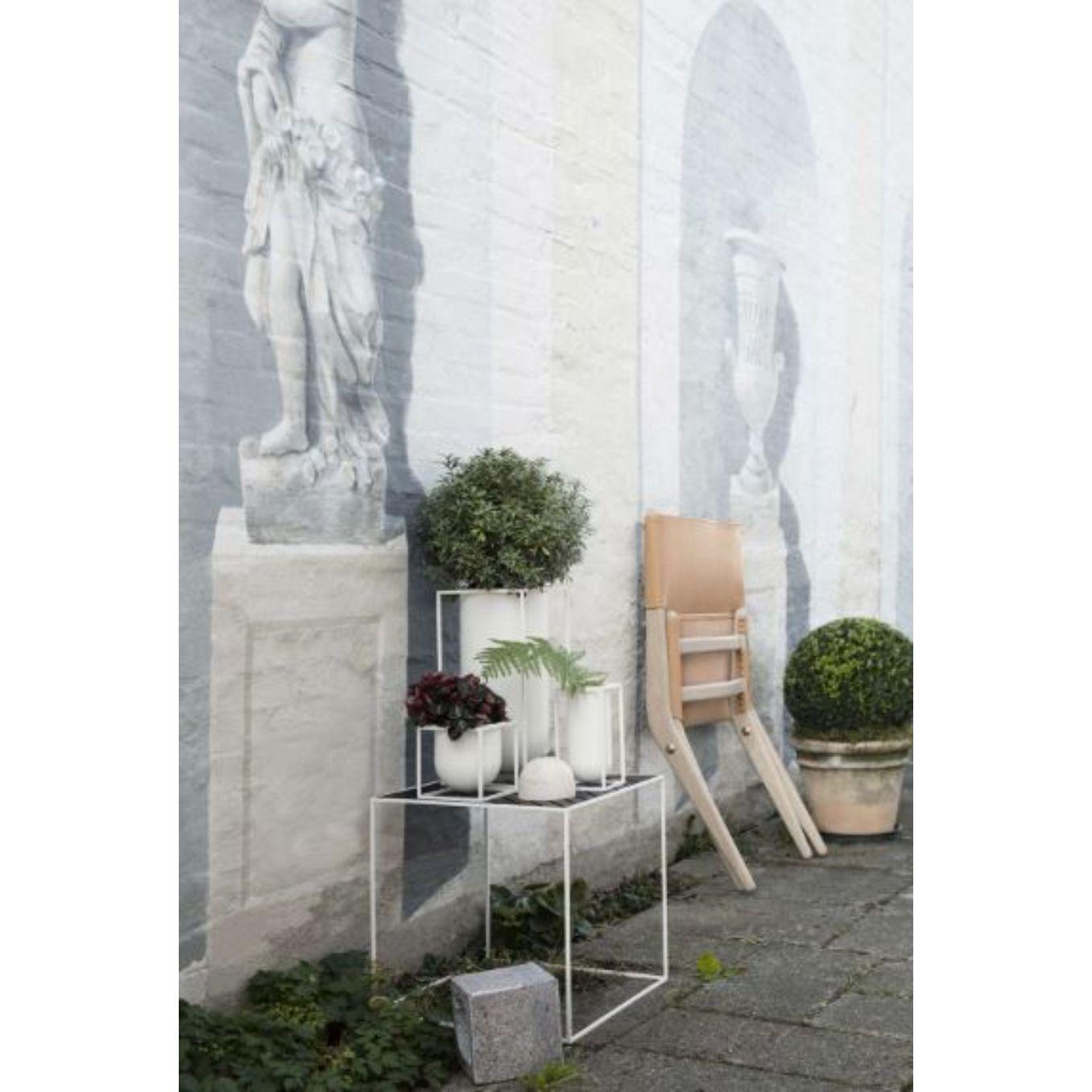 Sedia Saxe in pelle marrone di By Lassen in vendita 3