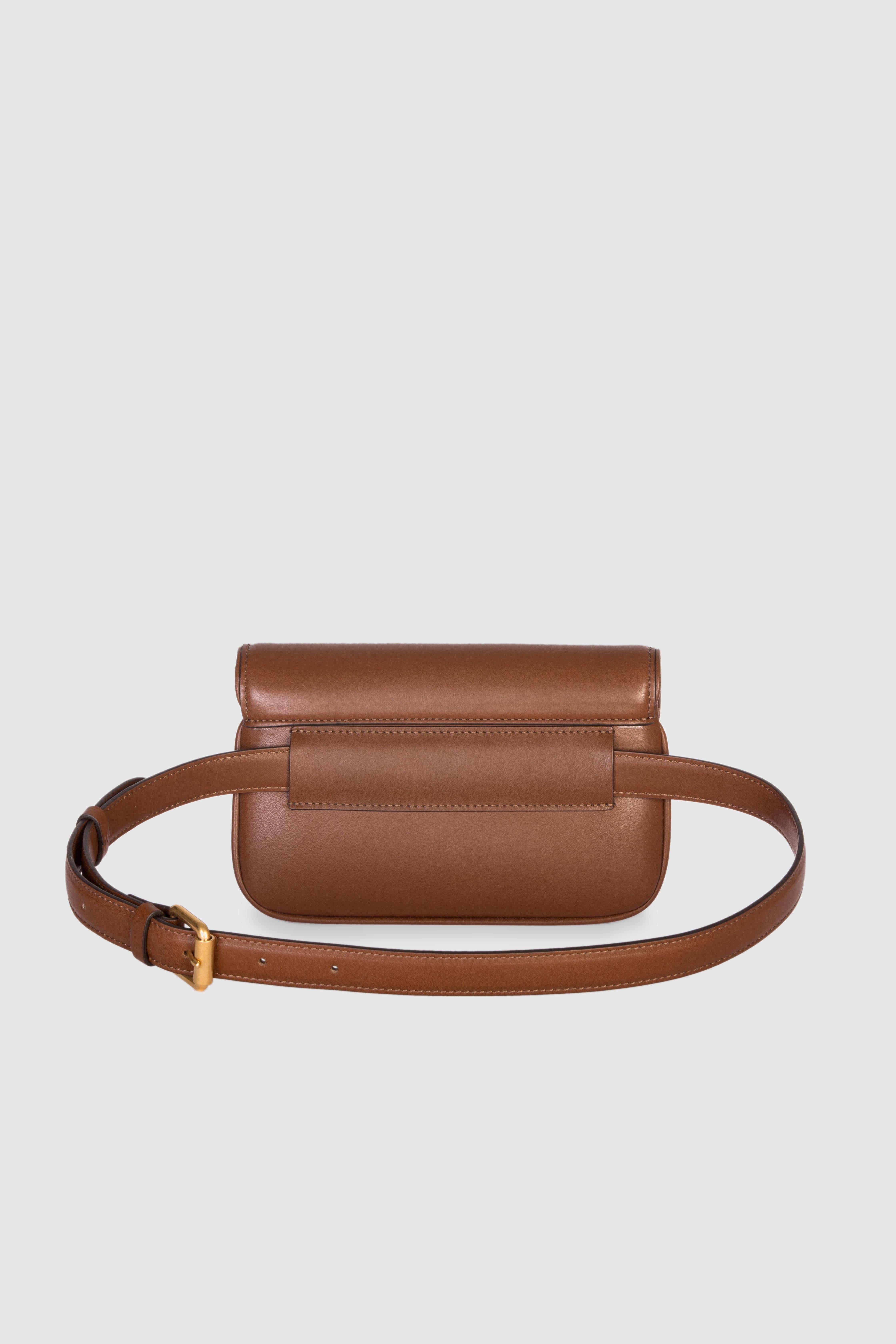 Brown leather shoulder bag NWOT 2