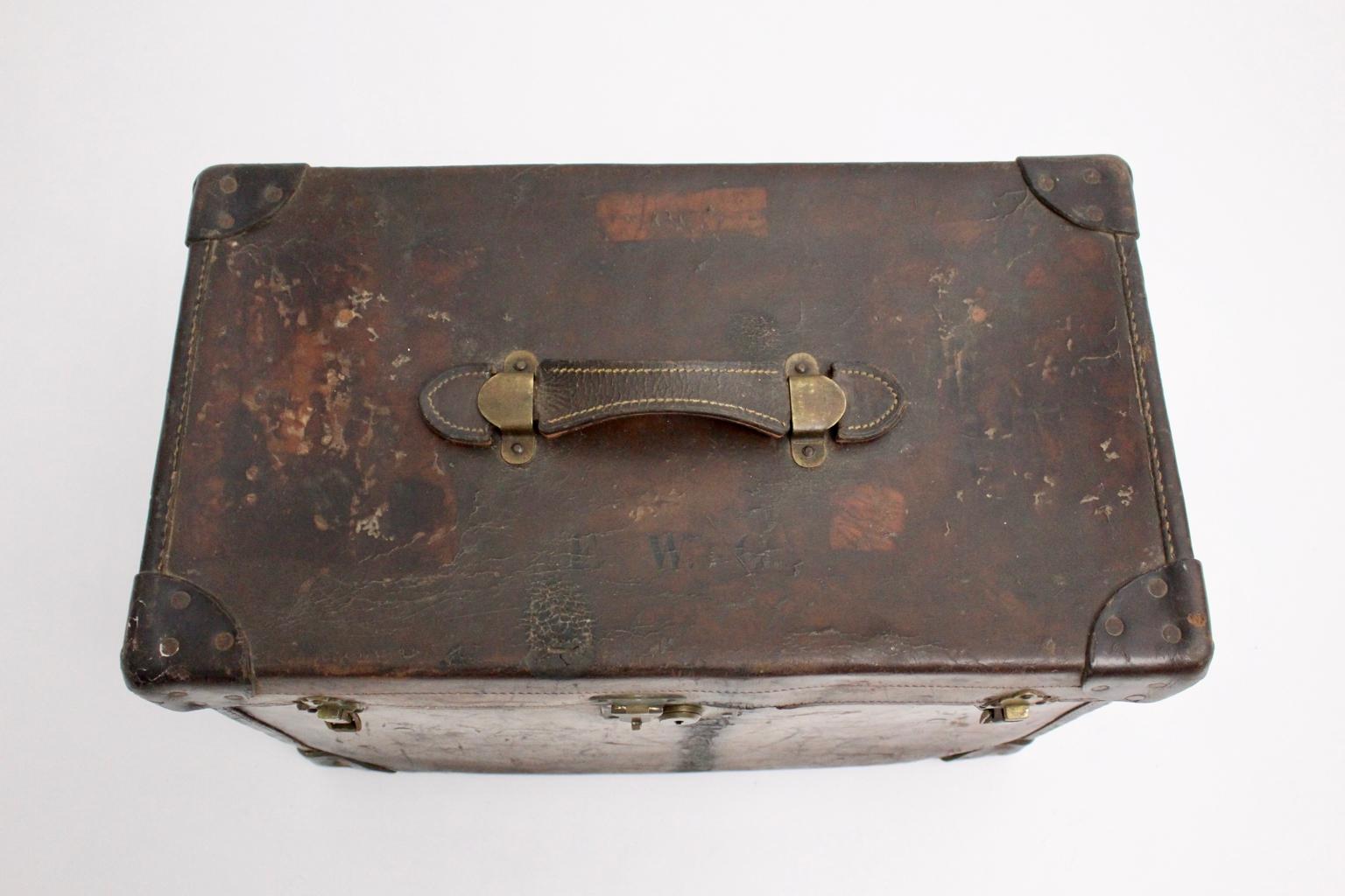 old brown suitcase for sale