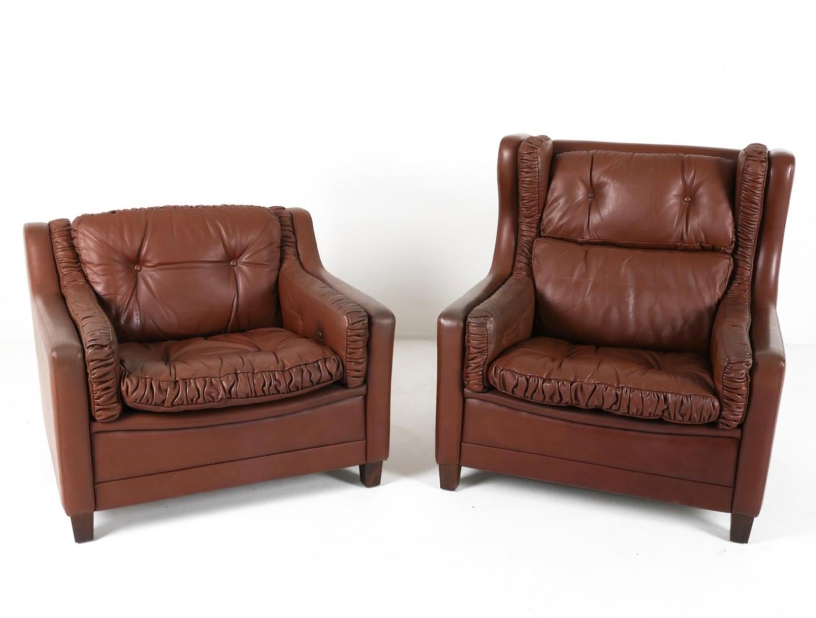 Un ensemble vintage rare et époustouflant, le design de cette paire 