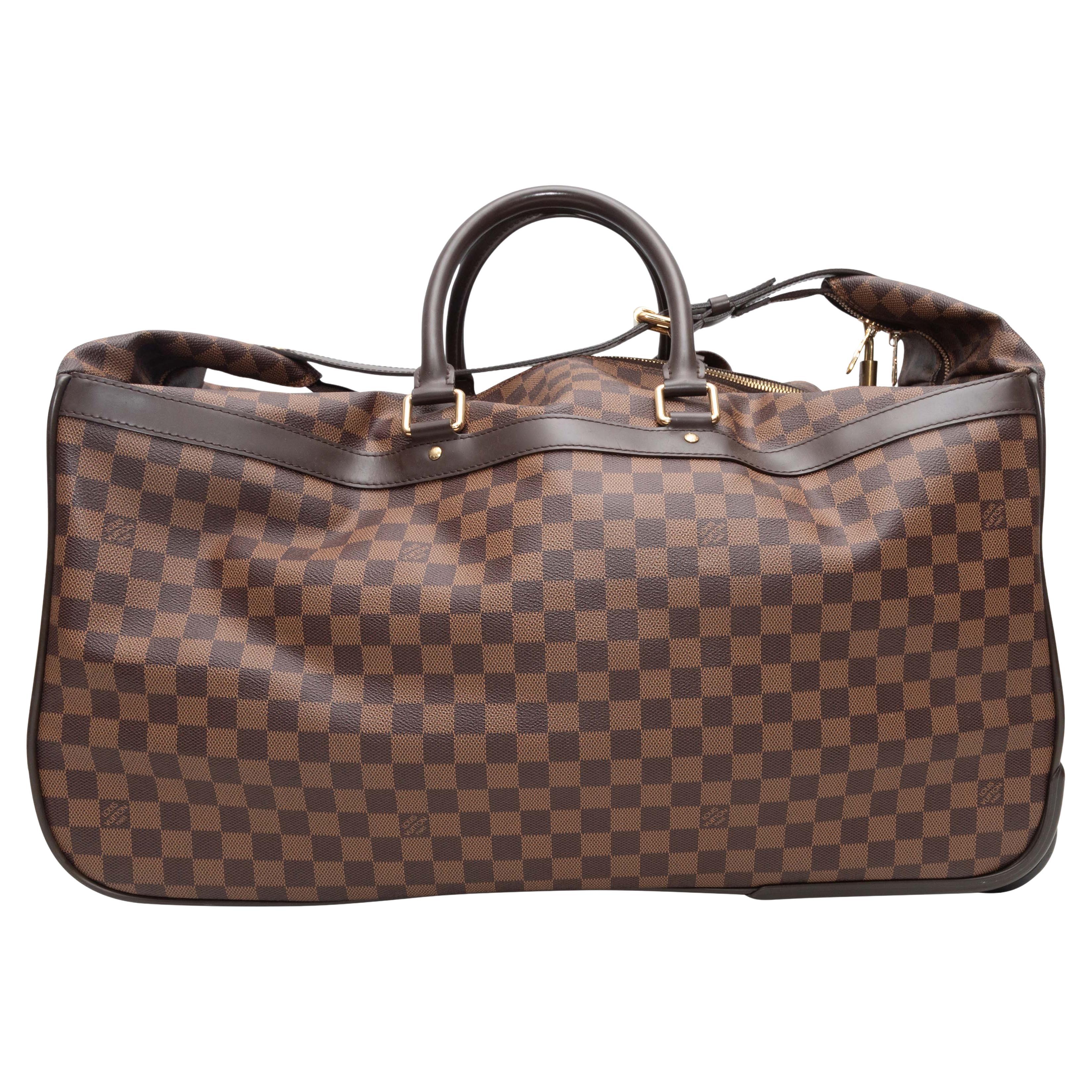 Brown Louis Vuitton Damier Ebene Eole 50 Luggage Bag