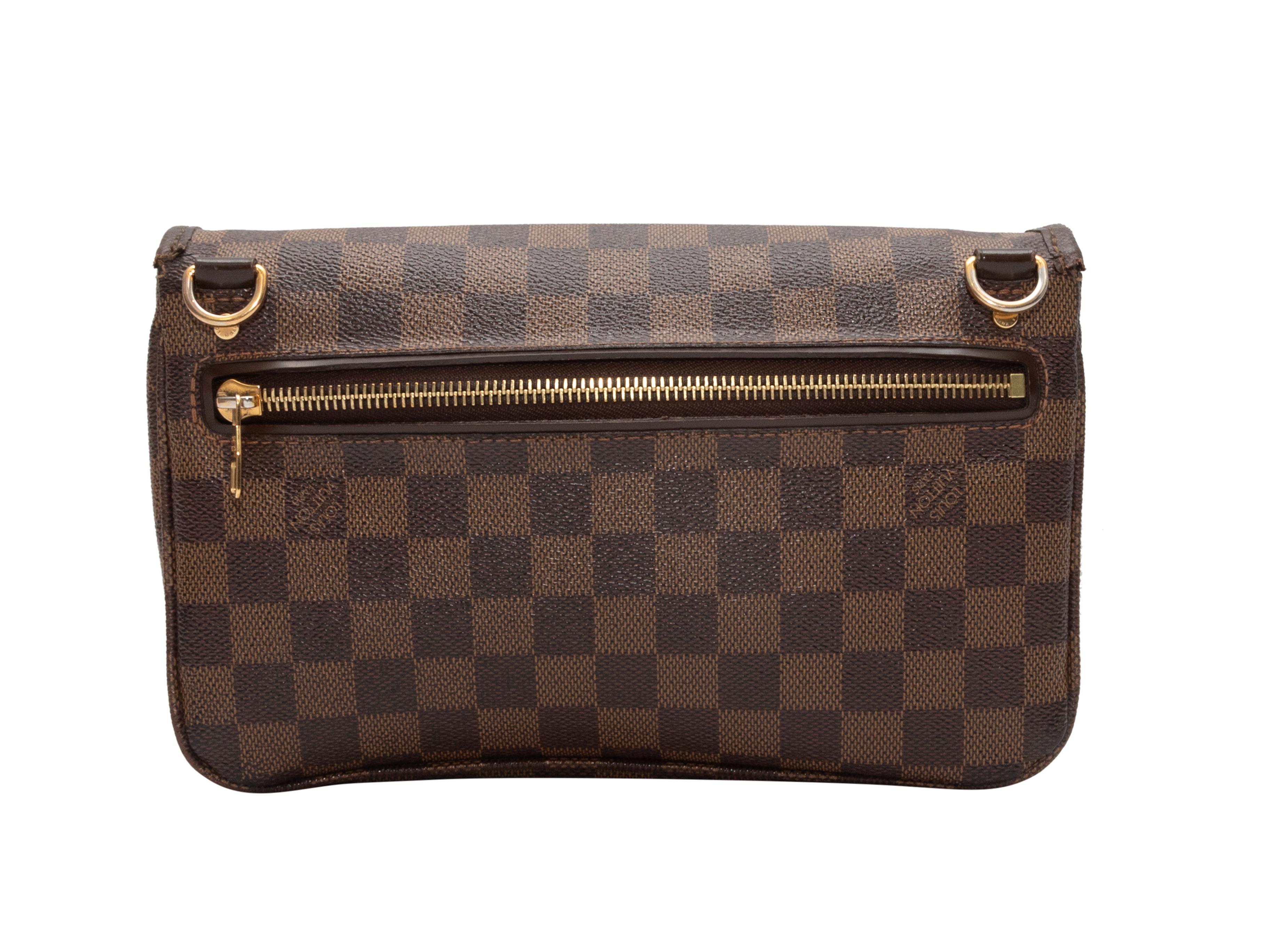 Brown Louis Vuitton Damier Ebene Hoxton PM Crossbody Bag For Sale 1