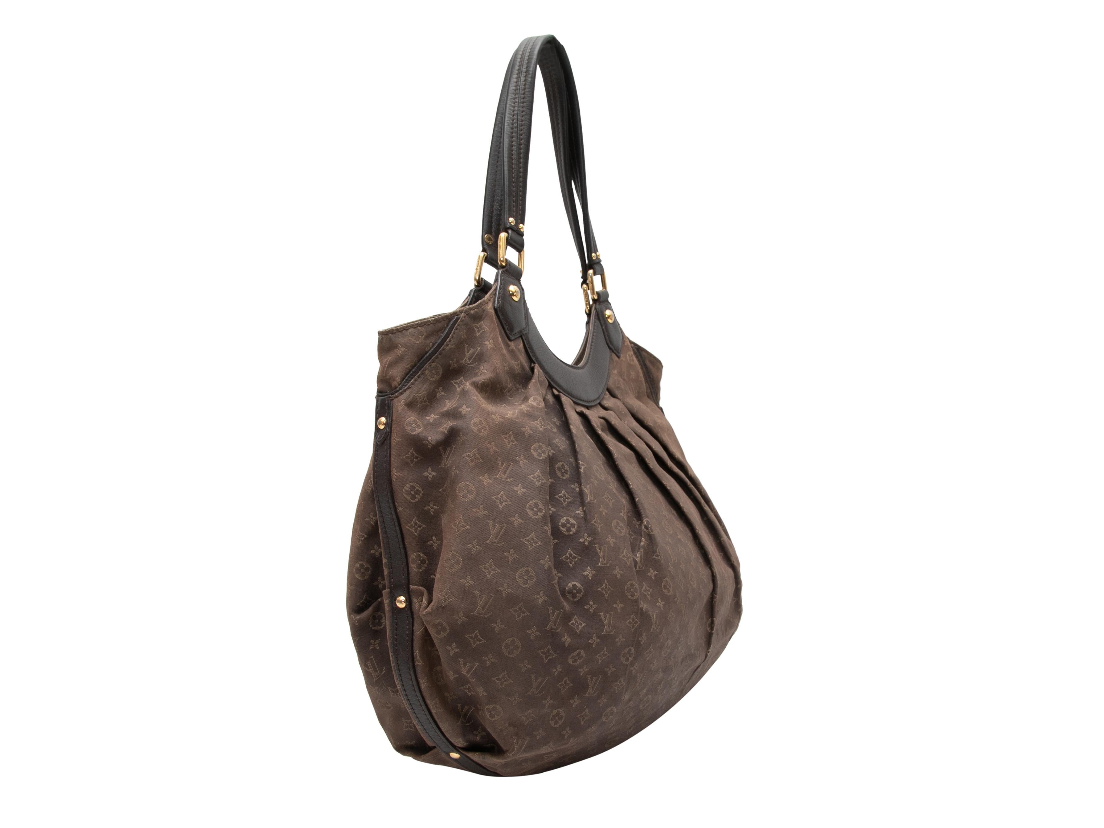 Brown Louis Vuitton Mini Lin Idylle Fantaisie Bag In Good Condition In New York, NY