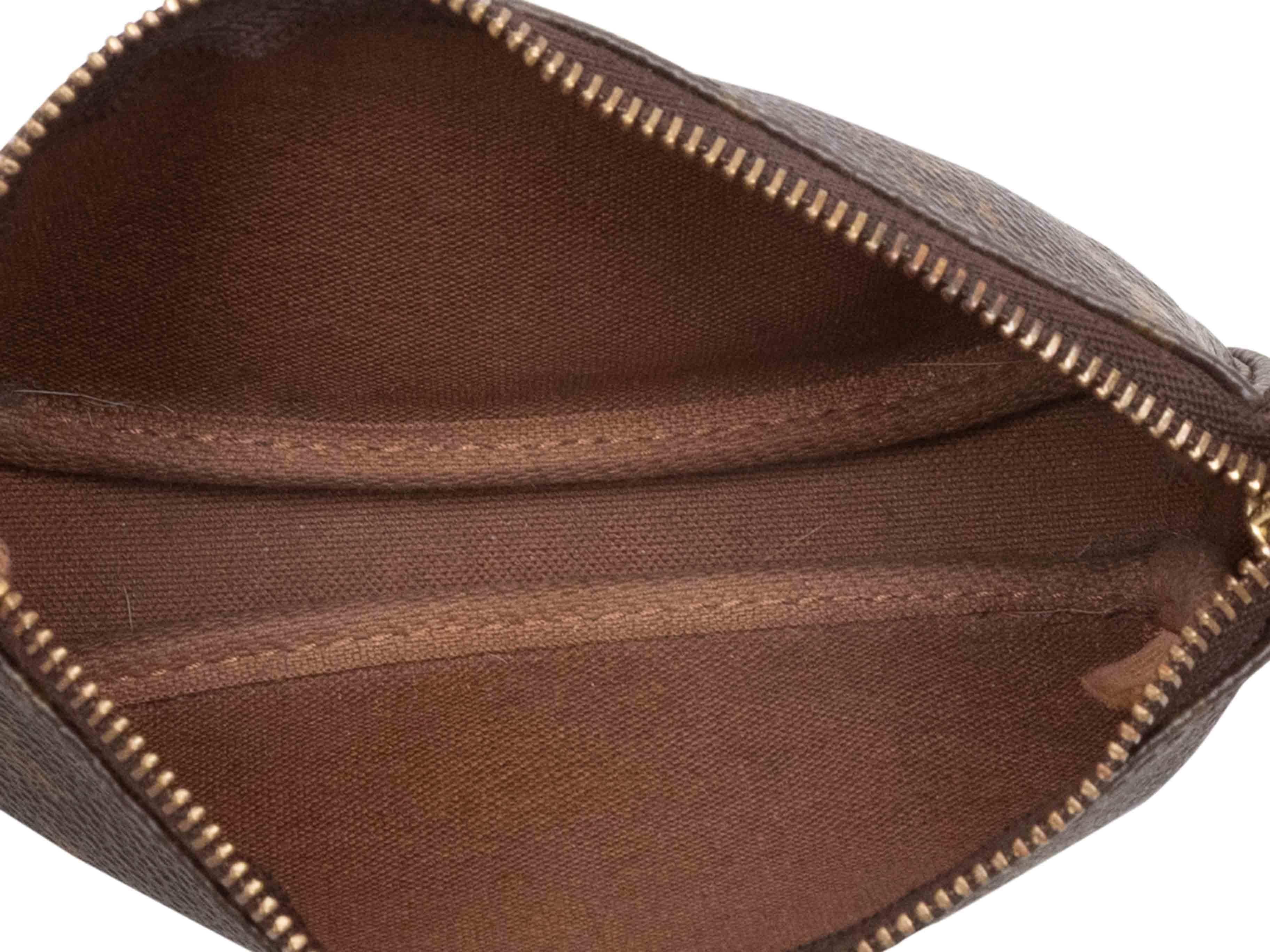 Sac à bandoulière Louis Vuitton Mini Pochette, marron Pour femmes en vente