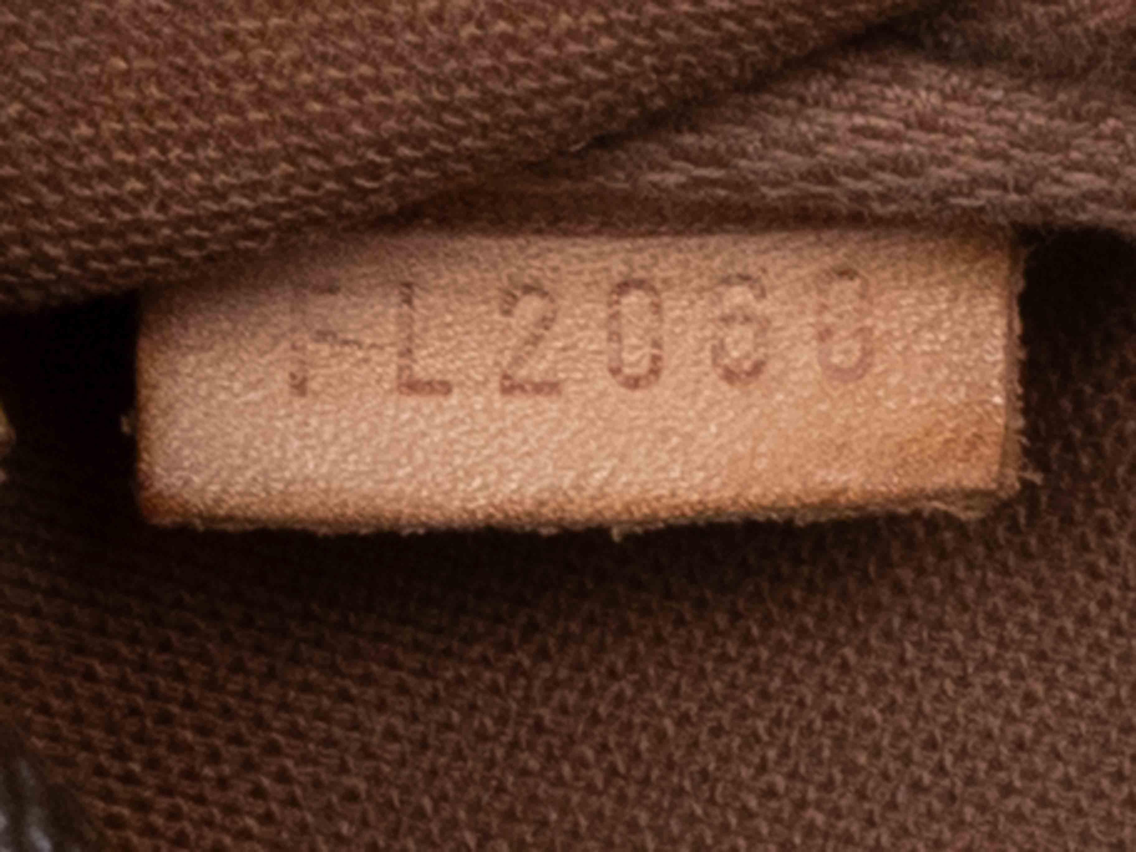Sac à bandoulière Louis Vuitton Mini Pochette, marron en vente 1