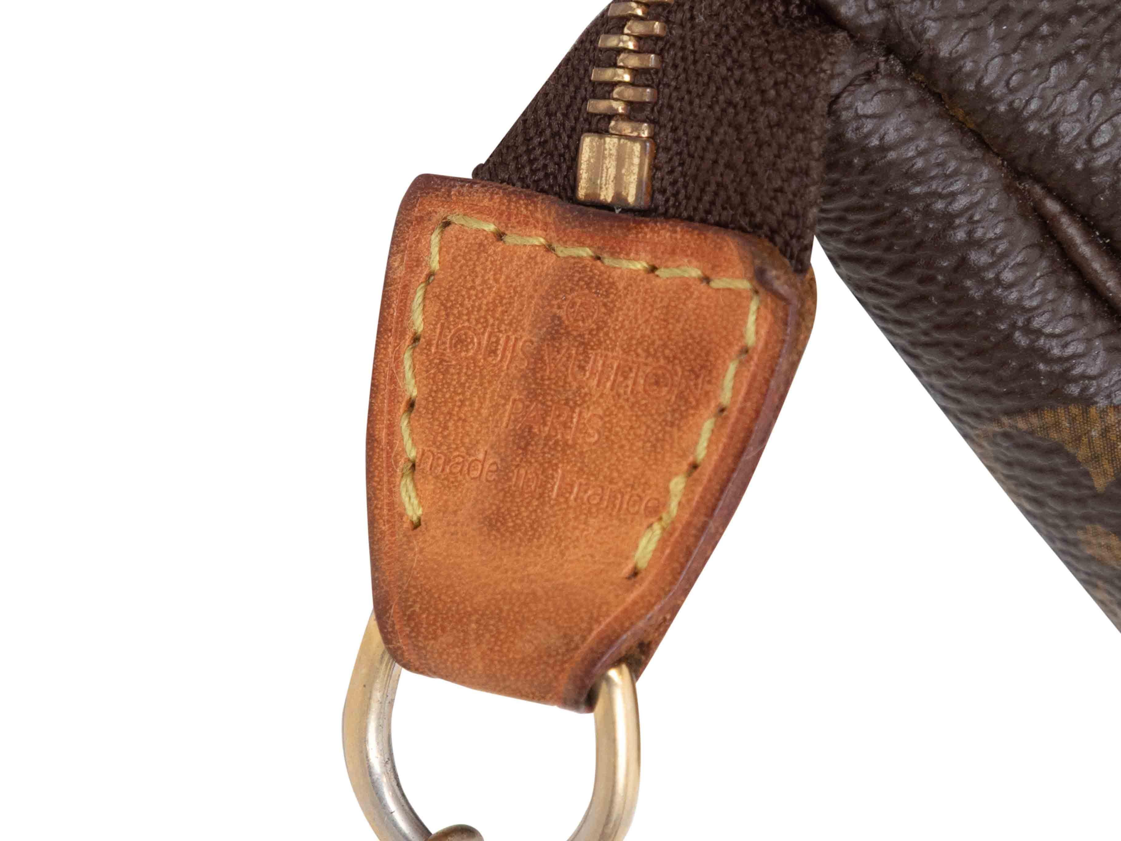 Sac à bandoulière Louis Vuitton Mini Pochette, marron en vente 2