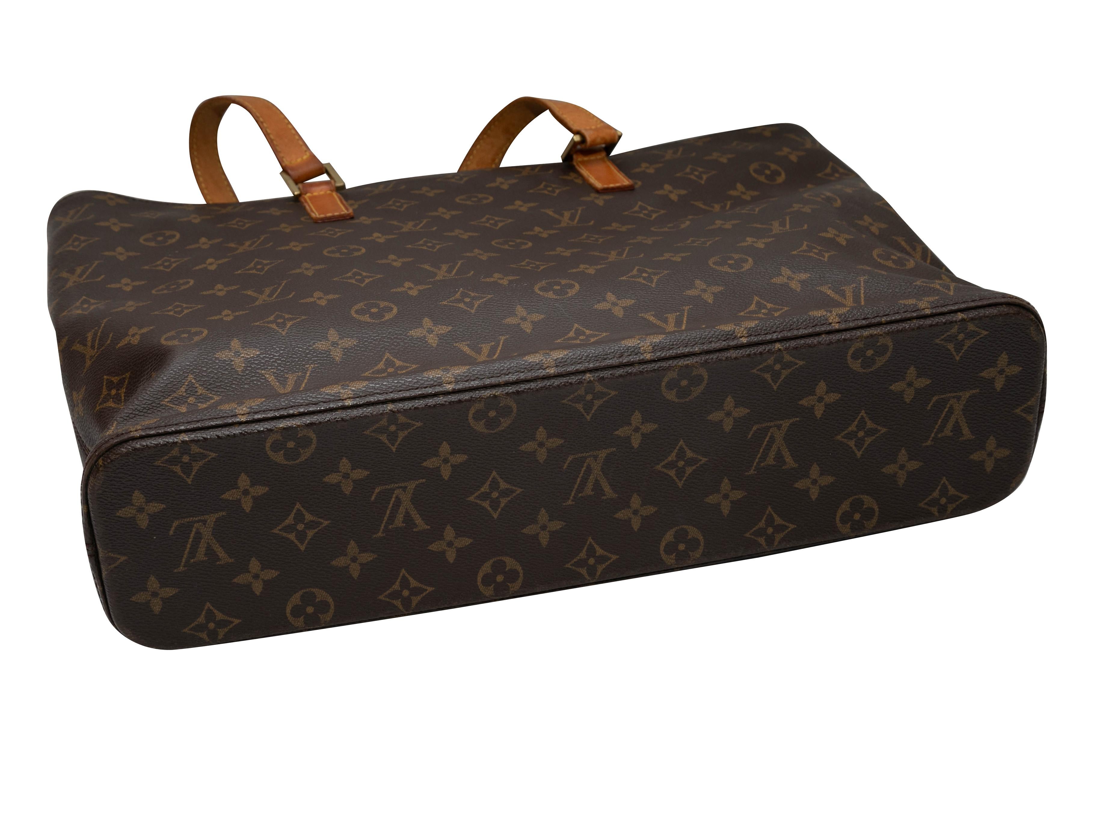 Braune Louis Vuitton Monogramm Cabas-Tasche Damen im Angebot