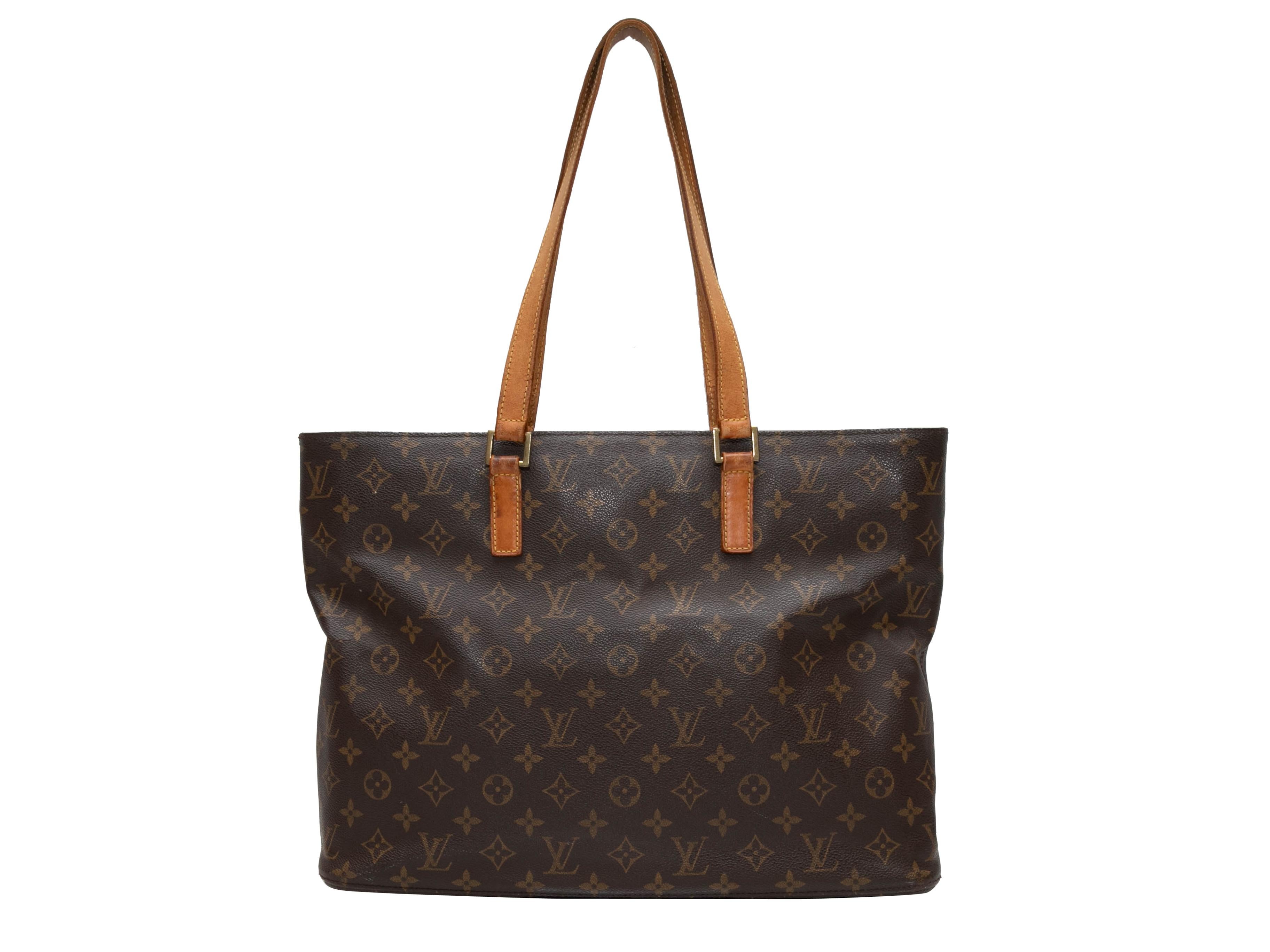 Braune Louis Vuitton Monogramm Cabas-Tasche im Angebot 2