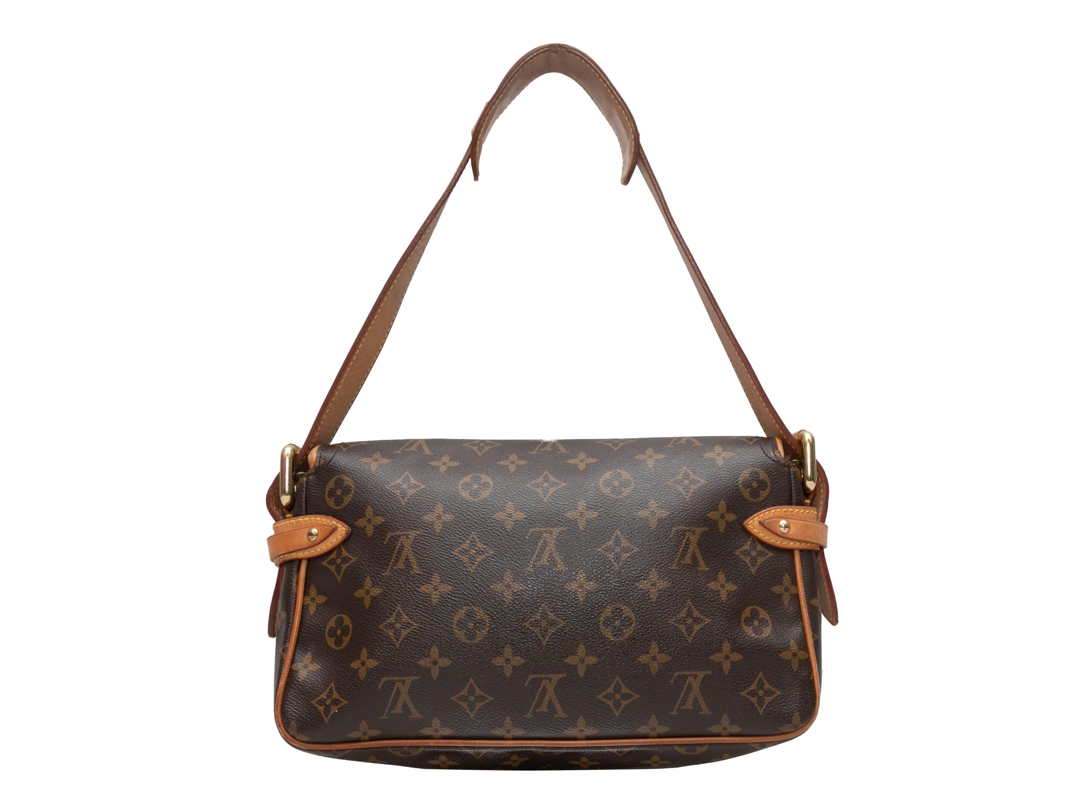 Brown Louis Vuitton Monogram Hudson PM Bag For Sale 3