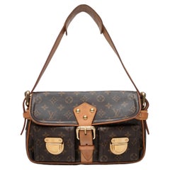Vintage Brown Louis Vuitton Monogram Hudson PM Bag