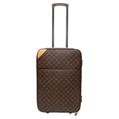 Brown Louis Vuitton Monogram Pegase 55 Carry-On Suitcase