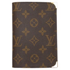 Brown Louis Vuitton Monogram Zip Wallet