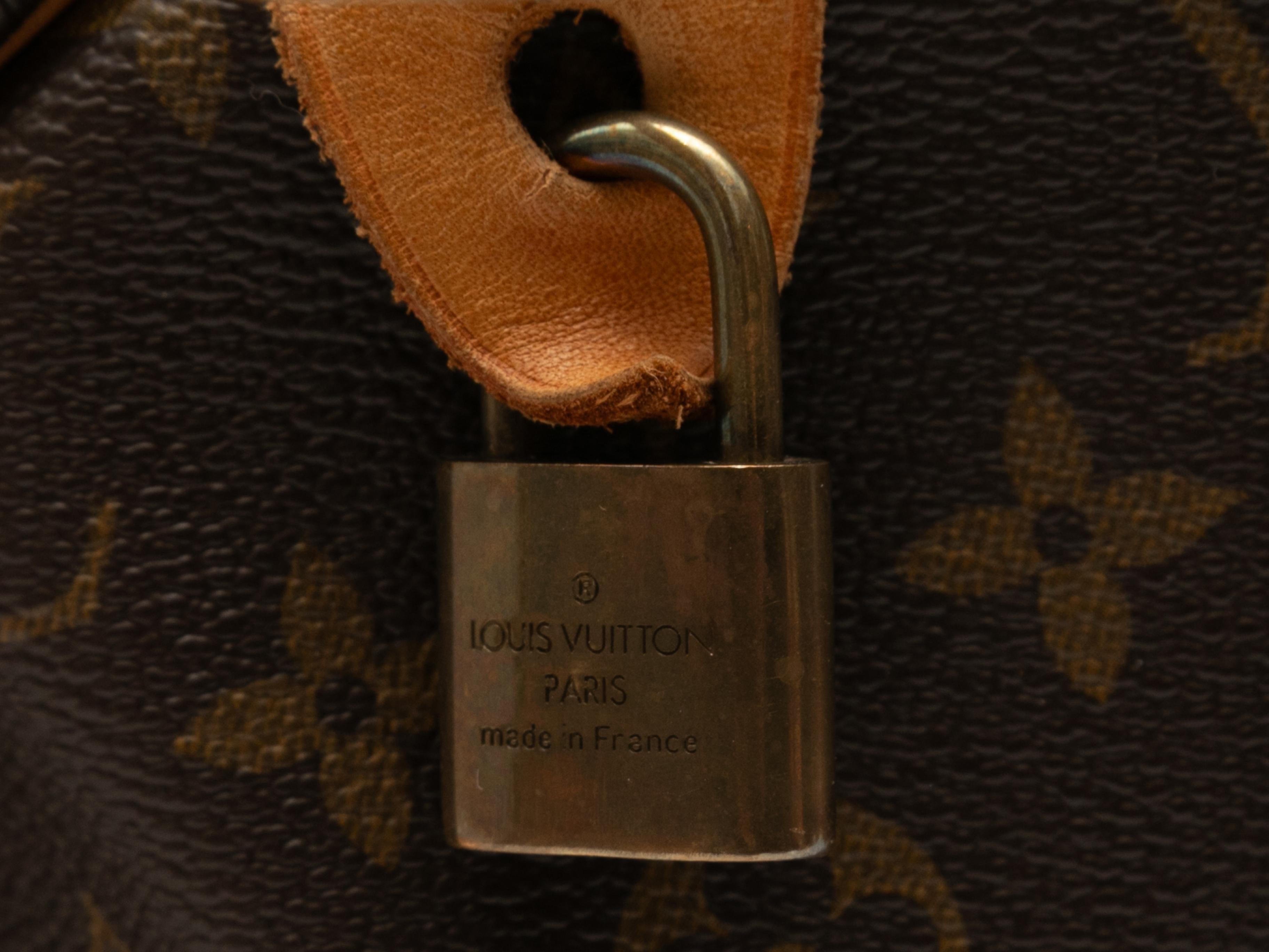 Brown Louis Vuitton Speedy 30 Handbag 1