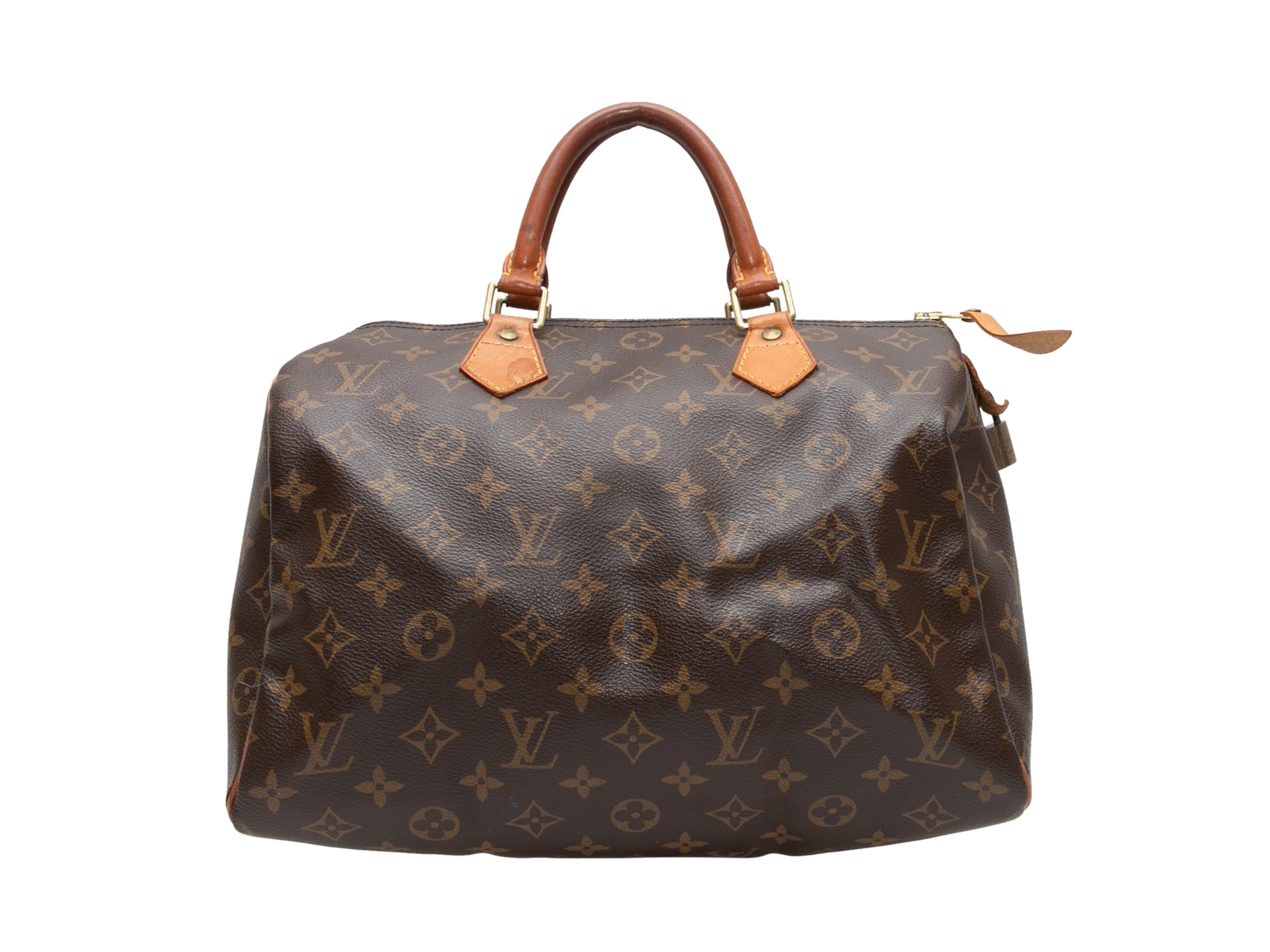 Brown Louis Vuitton Speedy 30 Handbag 2
