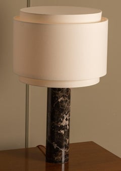 Brown Marble Pipo Duoble Table Lamp by Simone & Marcel