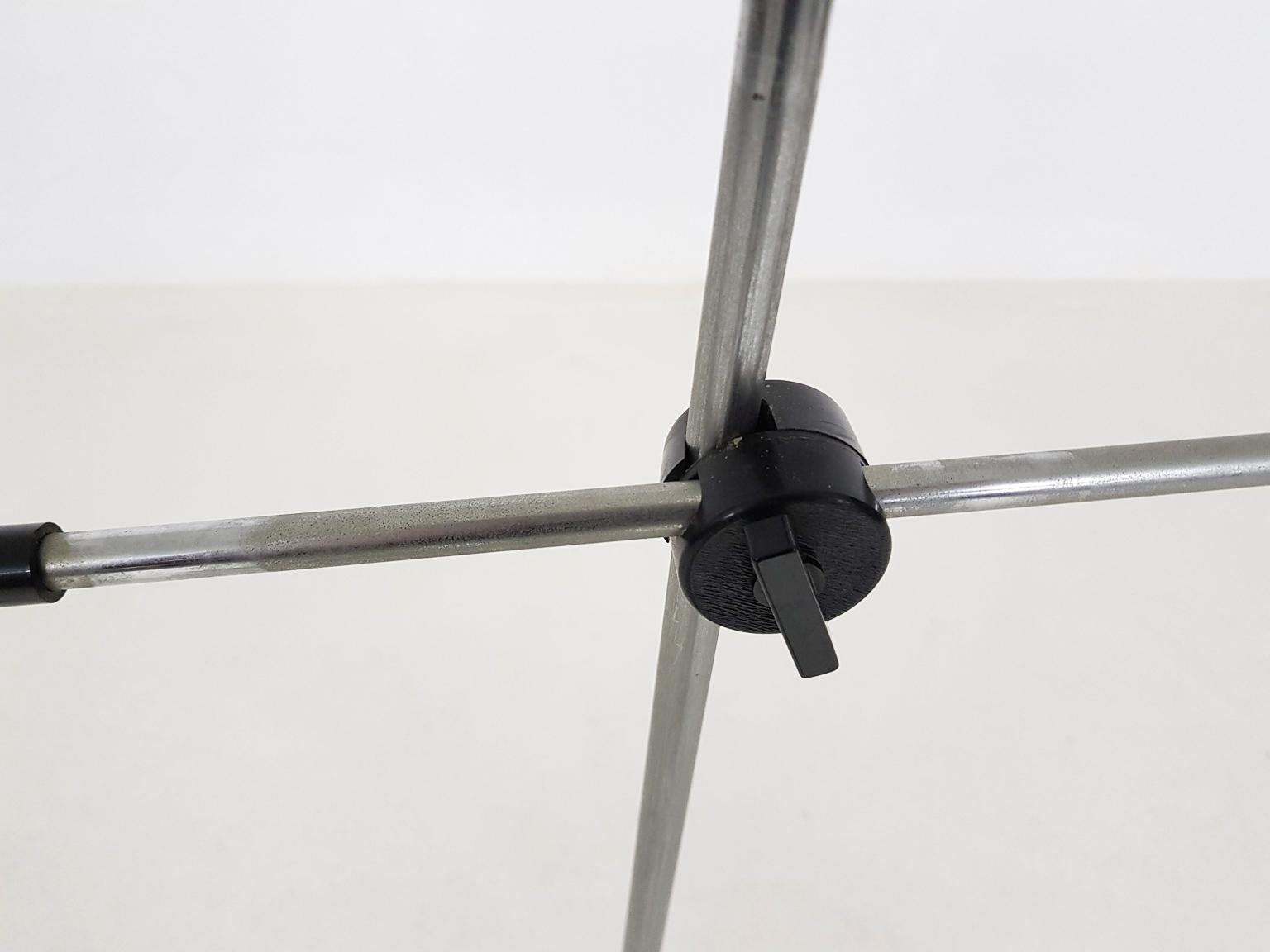 Brown Metal Adjustable Floor Lamp by Anvia Attribute, Hoogervorst, Dutch Design 2
